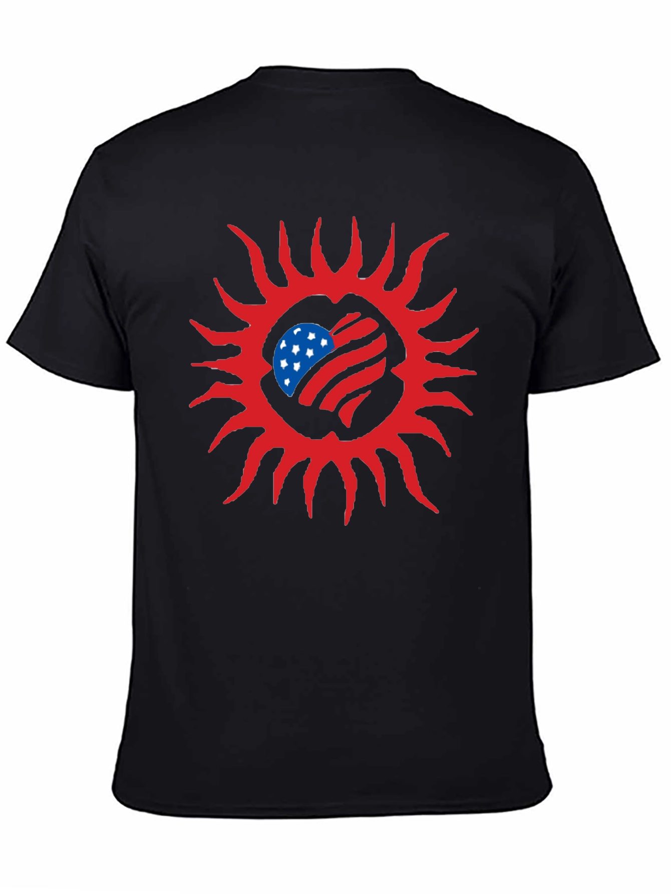 American Flag Sun Graphic Tee