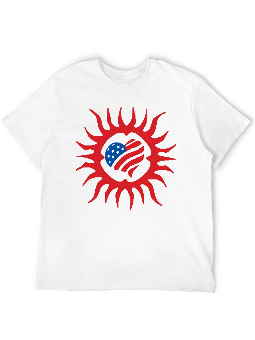 American Flag Sun Graphic Tee
