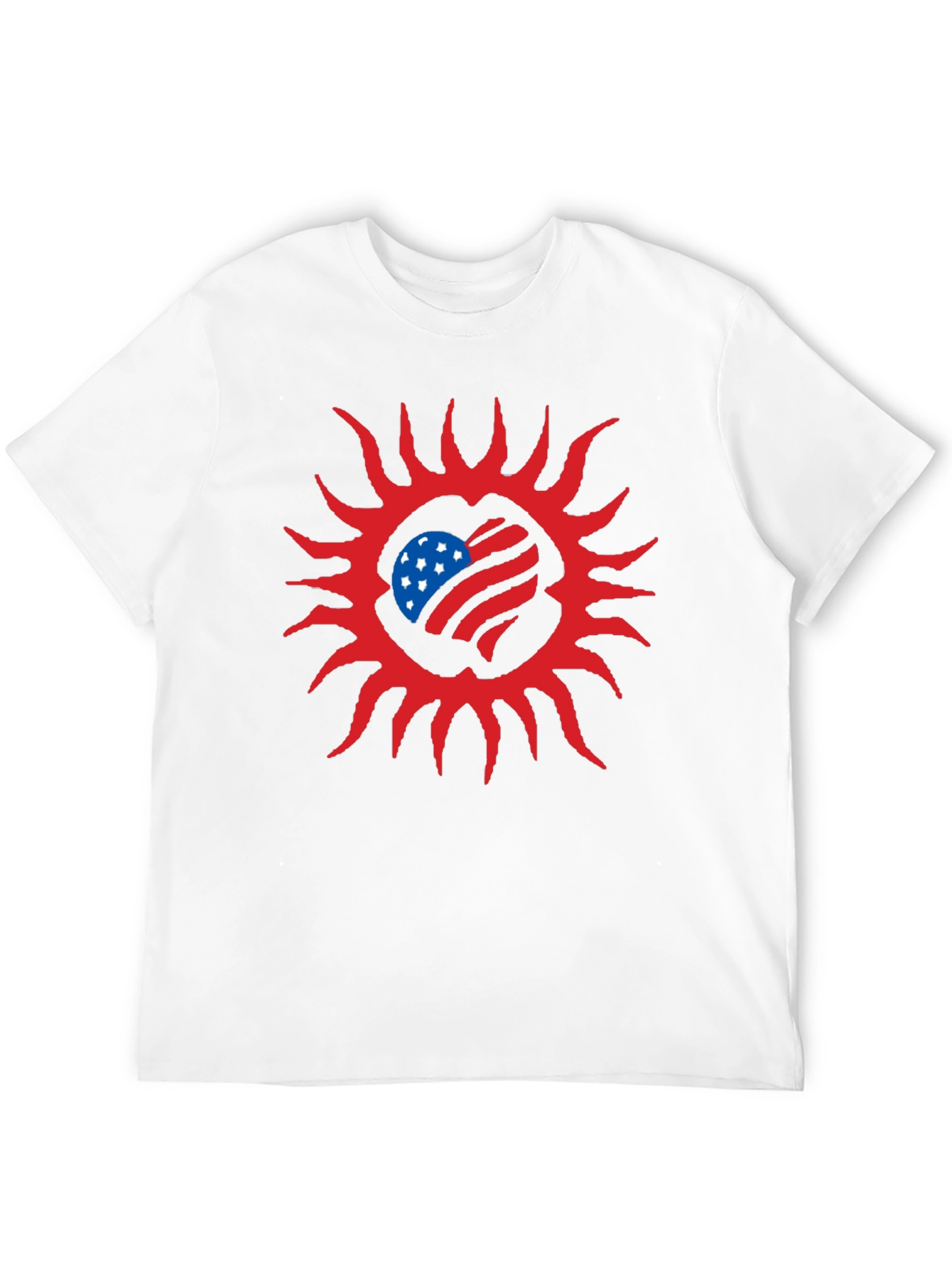 American Flag Sun Graphic Tee