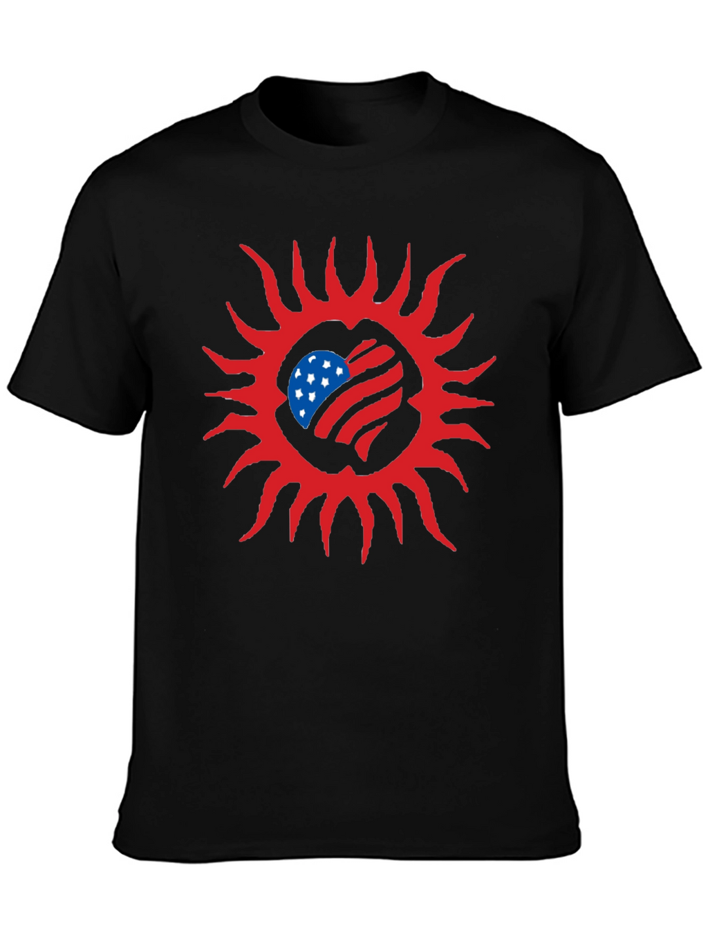 American Flag Sun Graphic Tee