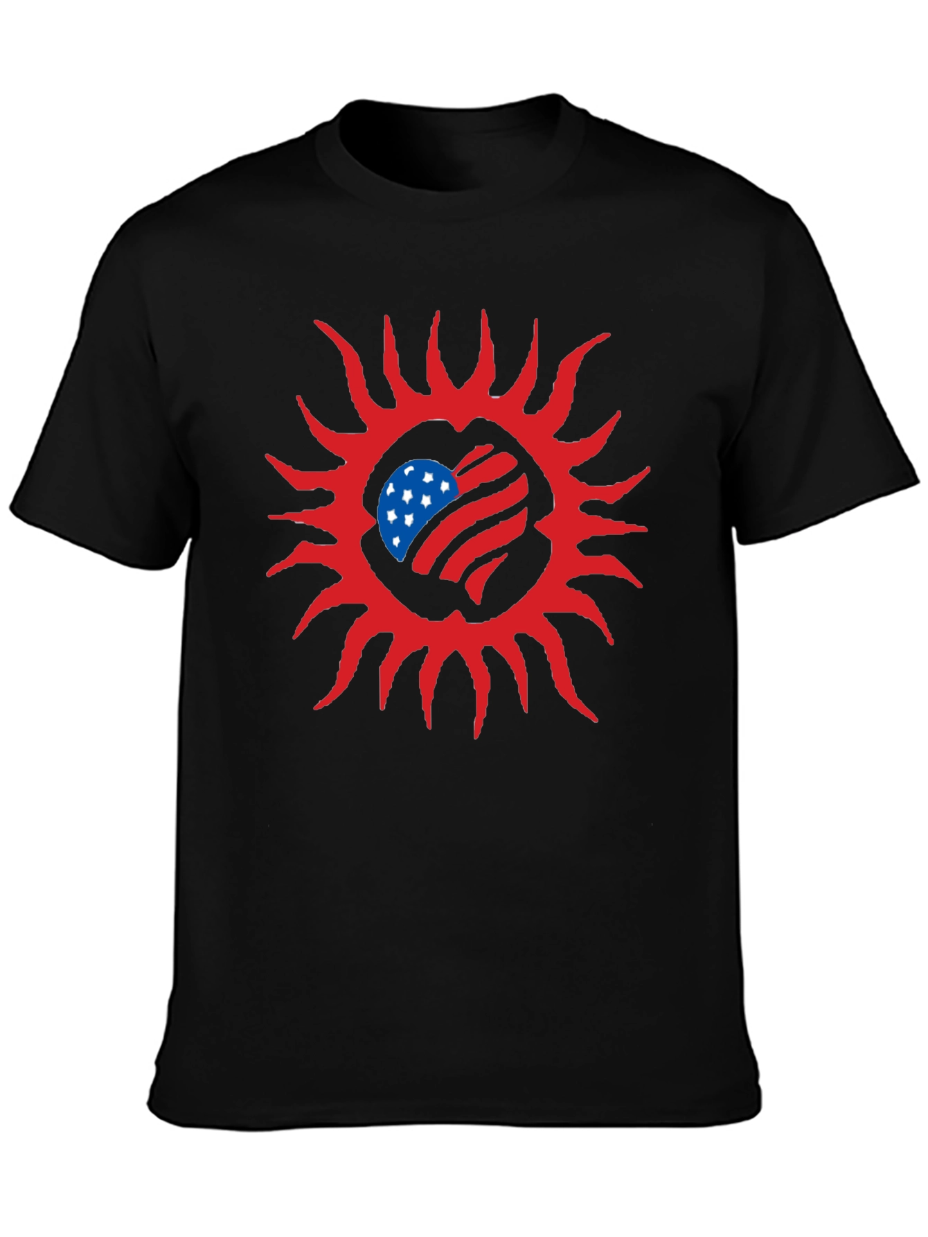 American Flag Sun Graphic Tee