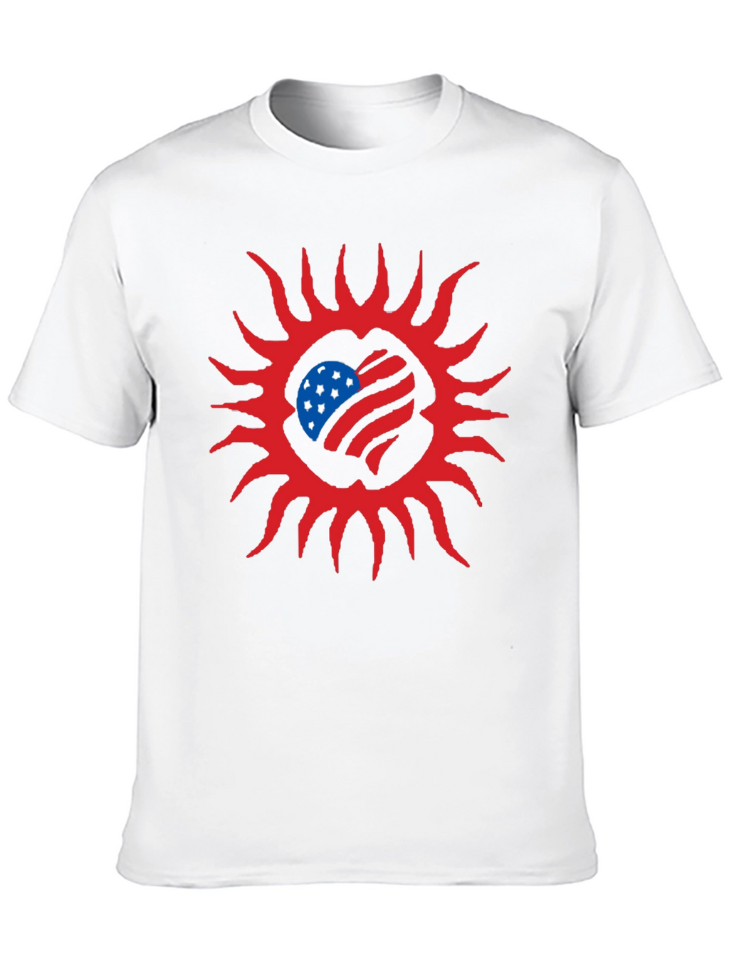 American Flag Sun Graphic Tee