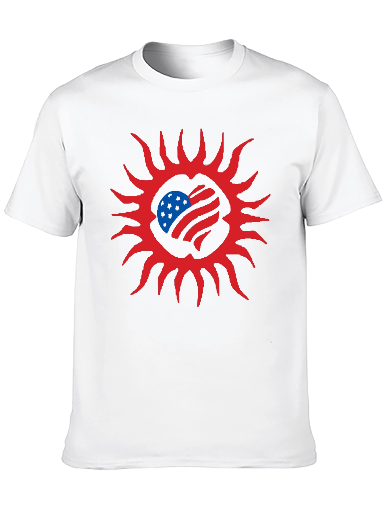 American Flag Sun Graphic Tee