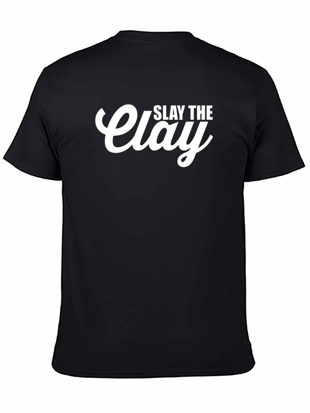 Slay The Clay Graphic T-Shirt - Black Cotton Tee