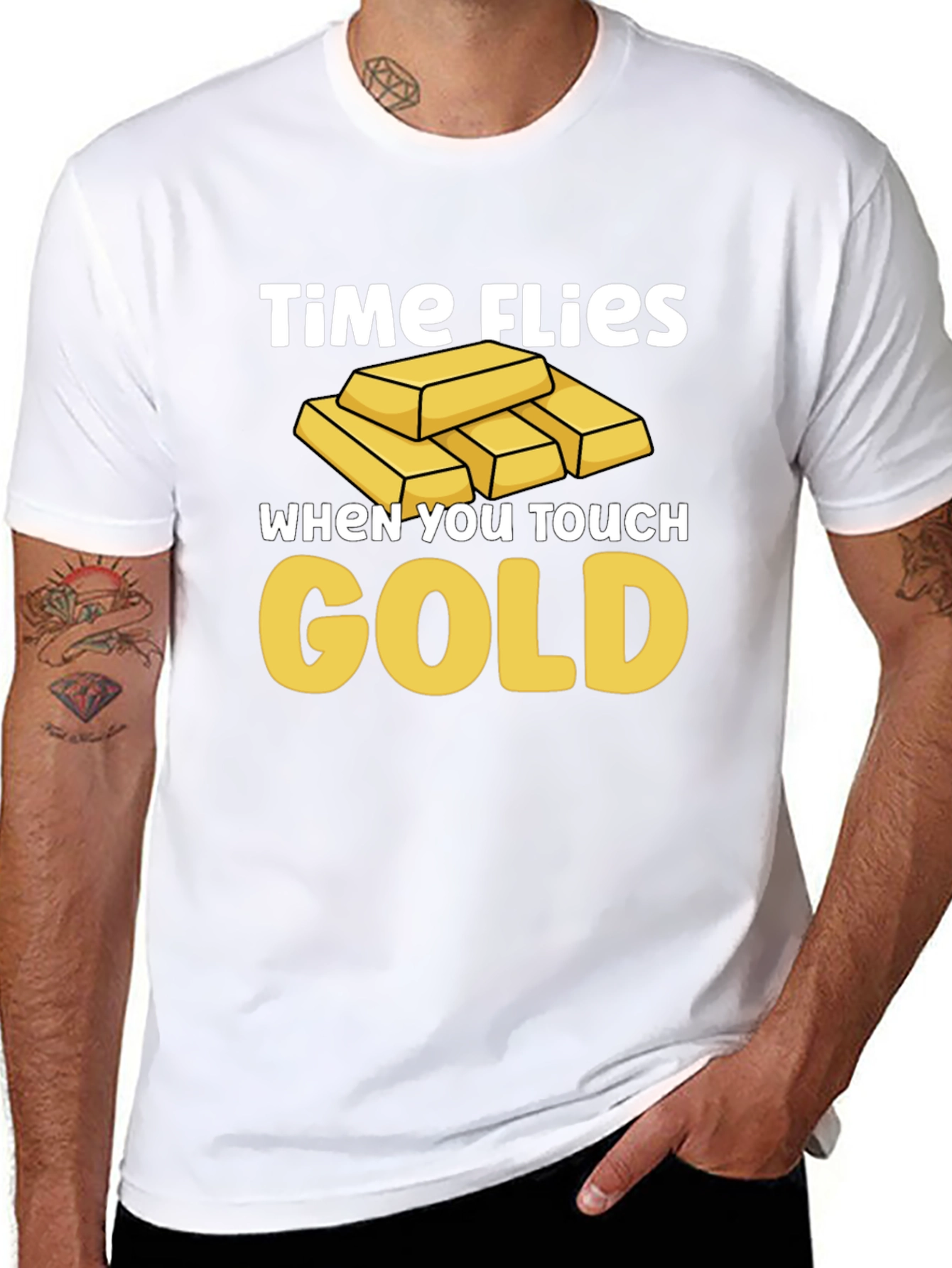 Time Flies When You Touch Gold T-Shirt