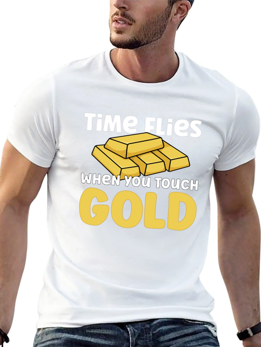 Time Flies When You Touch Gold T-Shirt