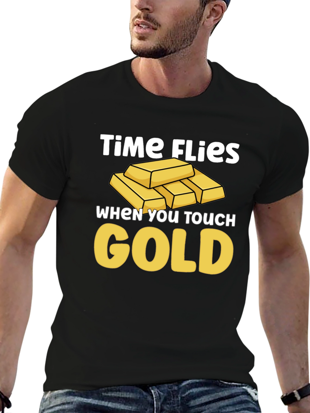Time Flies When You Touch Gold T-Shirt