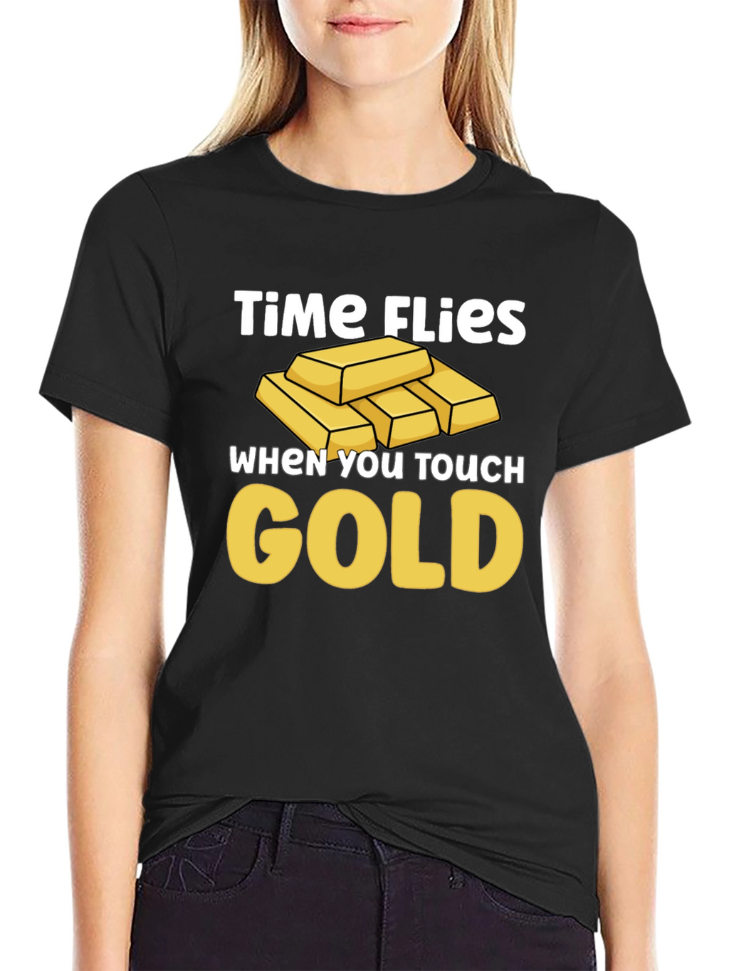 Time Flies When You Touch Gold T-Shirt