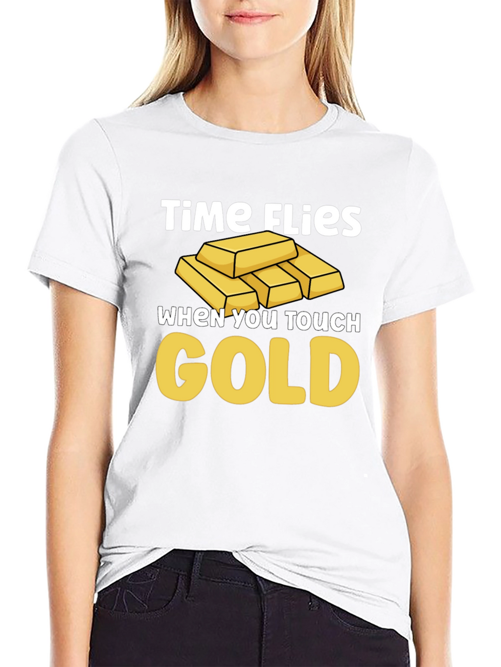 Time Flies When You Touch Gold T-Shirt