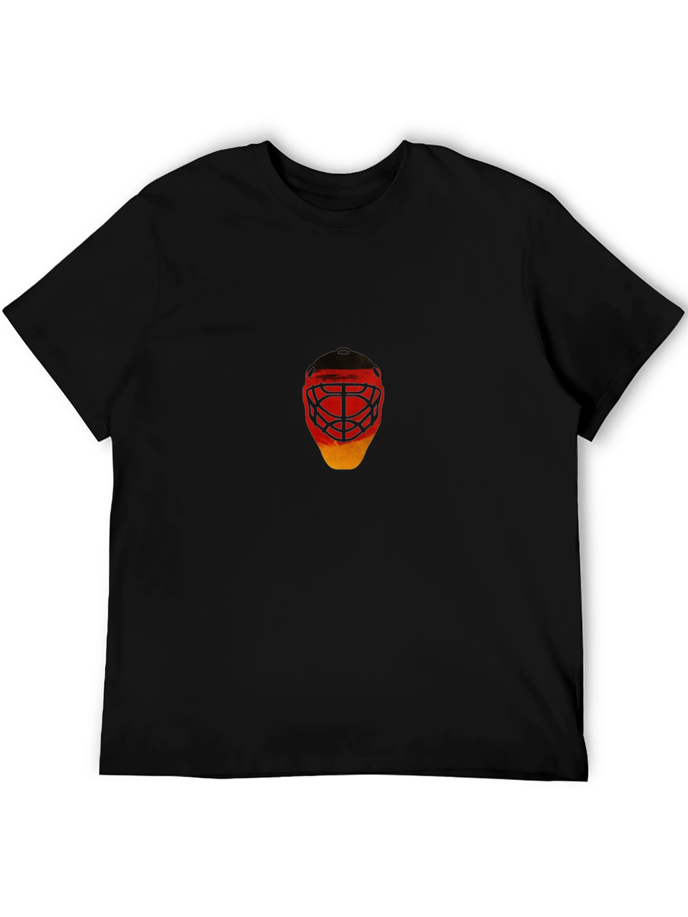 Black German Hockey Mask Graphic Tee