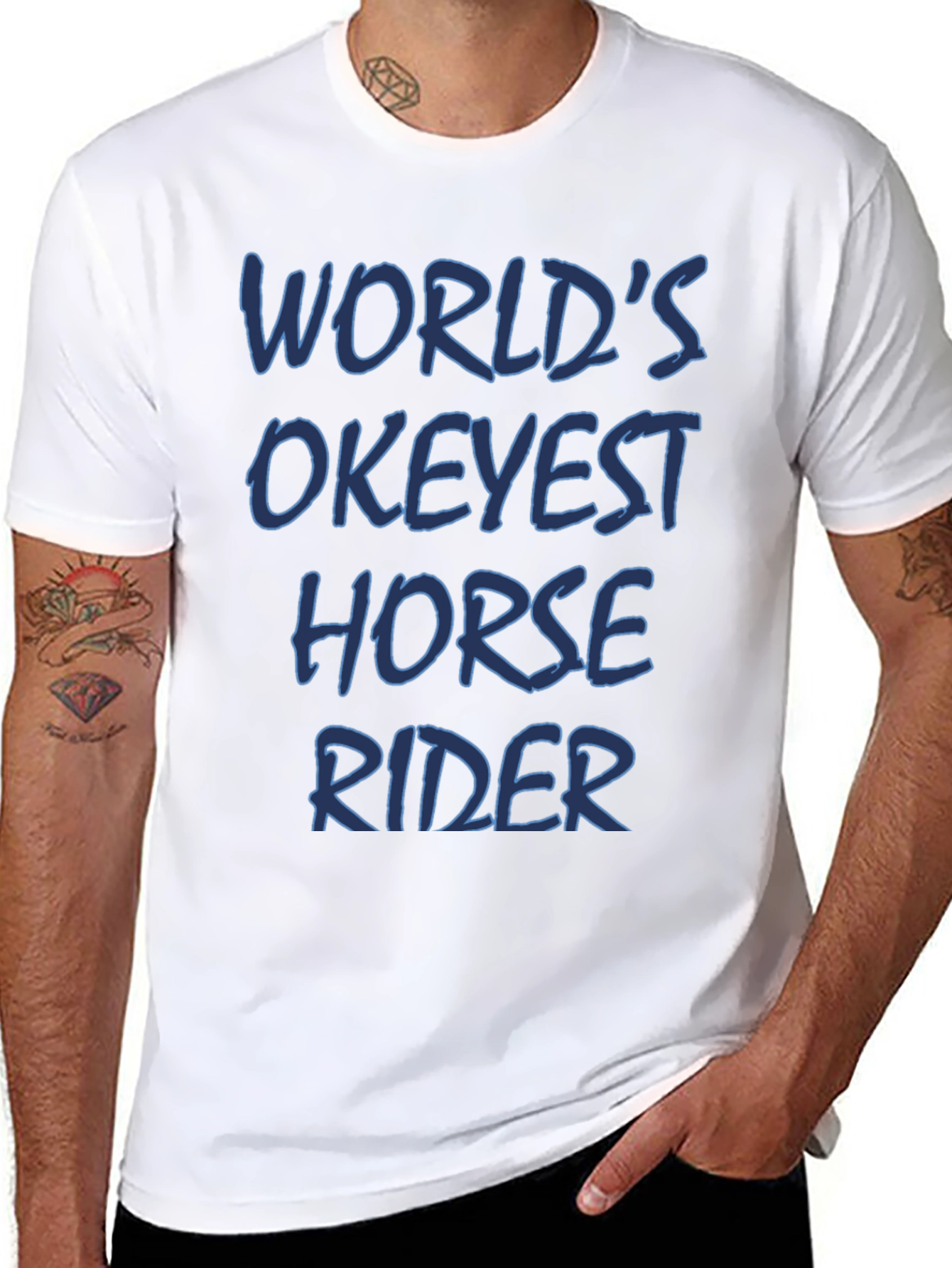 Worlds Okeyest Horse Rider T-Shirt