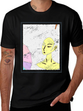 Abstract Art Graphic Tee - Unisex Black T-Shirt