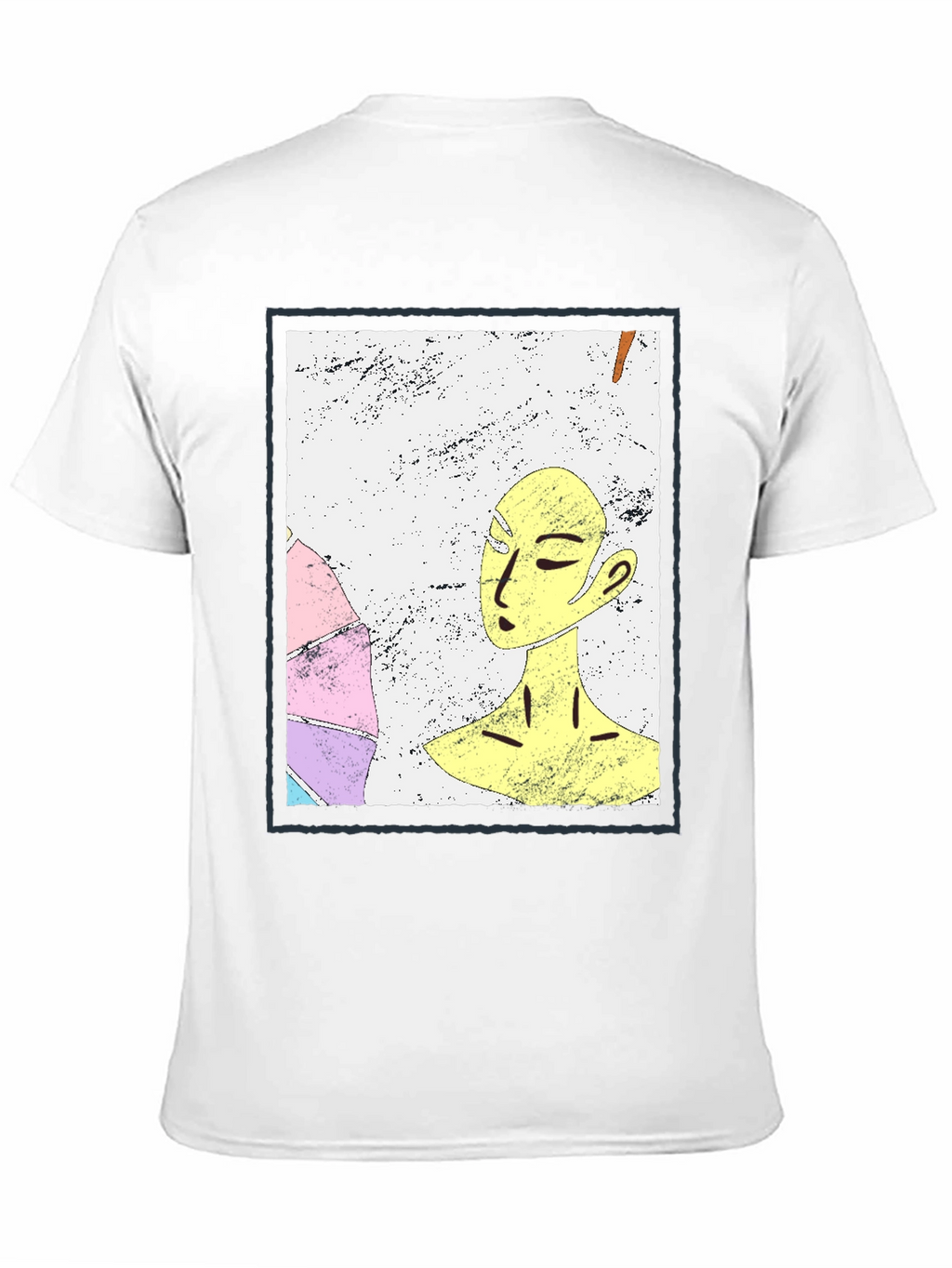 Abstract Art Graphic Tee - Unisex Black T-Shirt