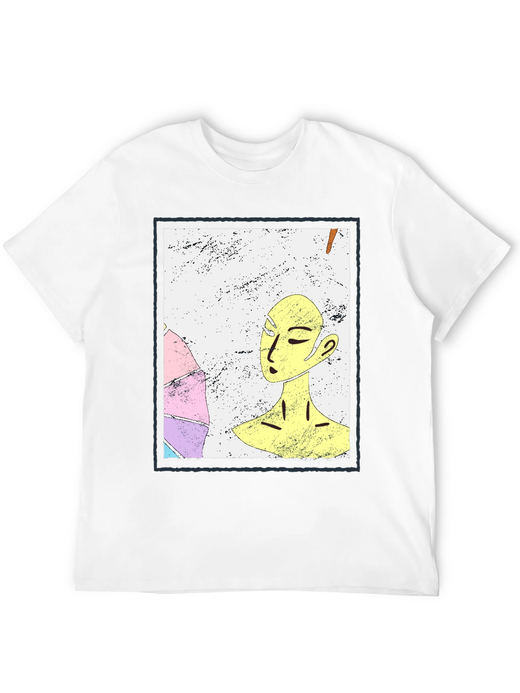 Abstract Art Graphic Tee - Unisex Black T-Shirt