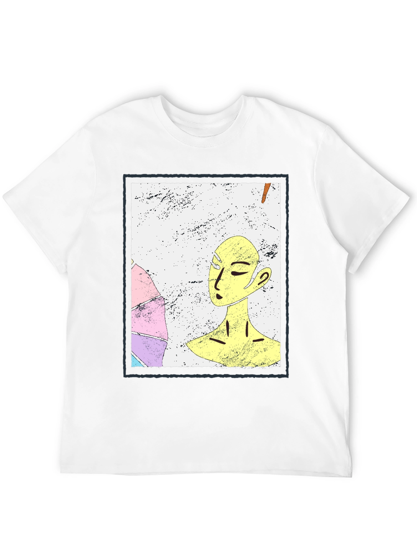 Abstract Art Graphic Tee - Unisex Black T-Shirt