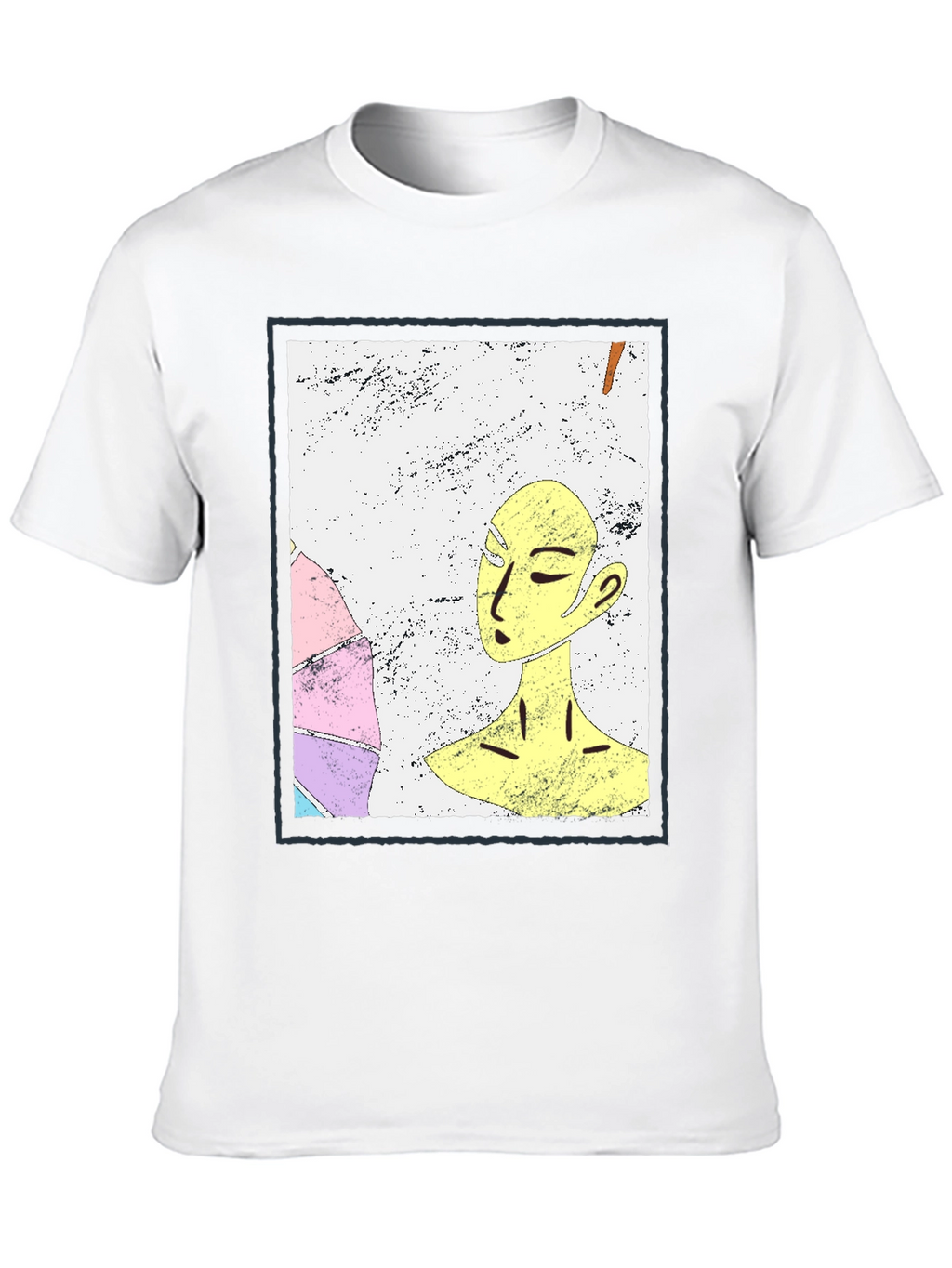Abstract Art Graphic Tee - Unisex Black T-Shirt