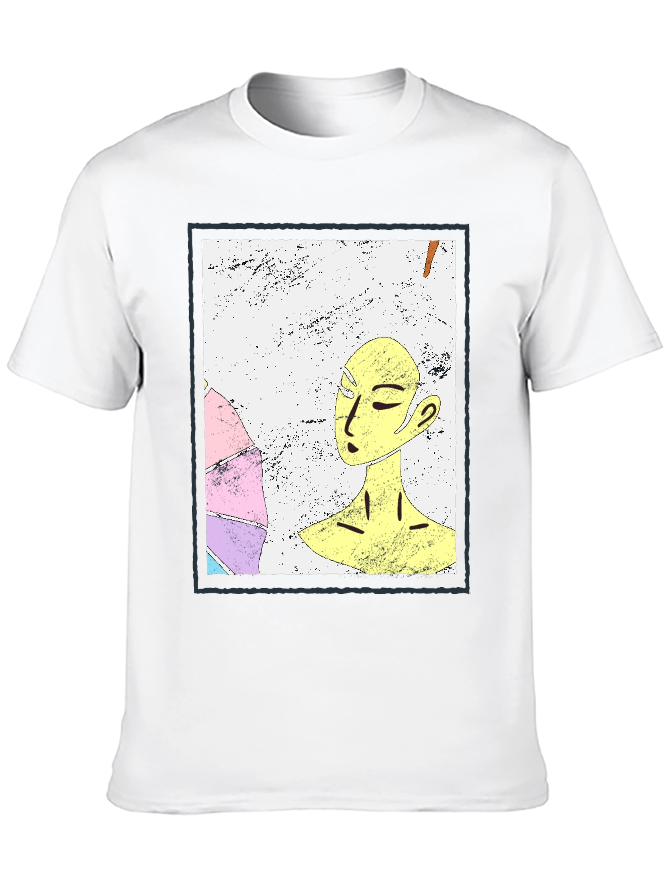 Abstract Art Graphic Tee - Unisex Black T-Shirt