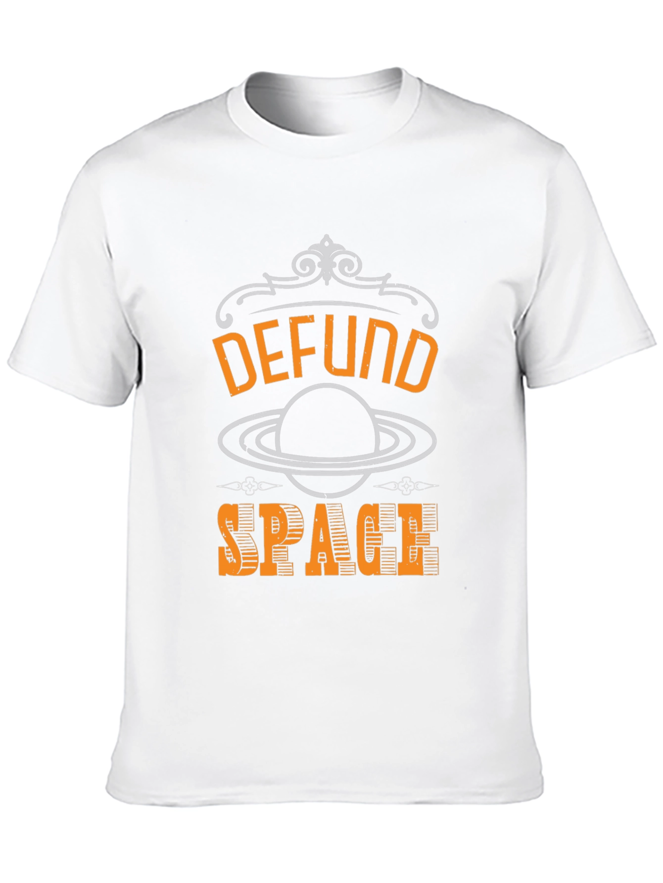 Defund Space T-Shirt - Bold Graphic Tee