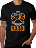 Defund Space T-Shirt - Bold Graphic Tee