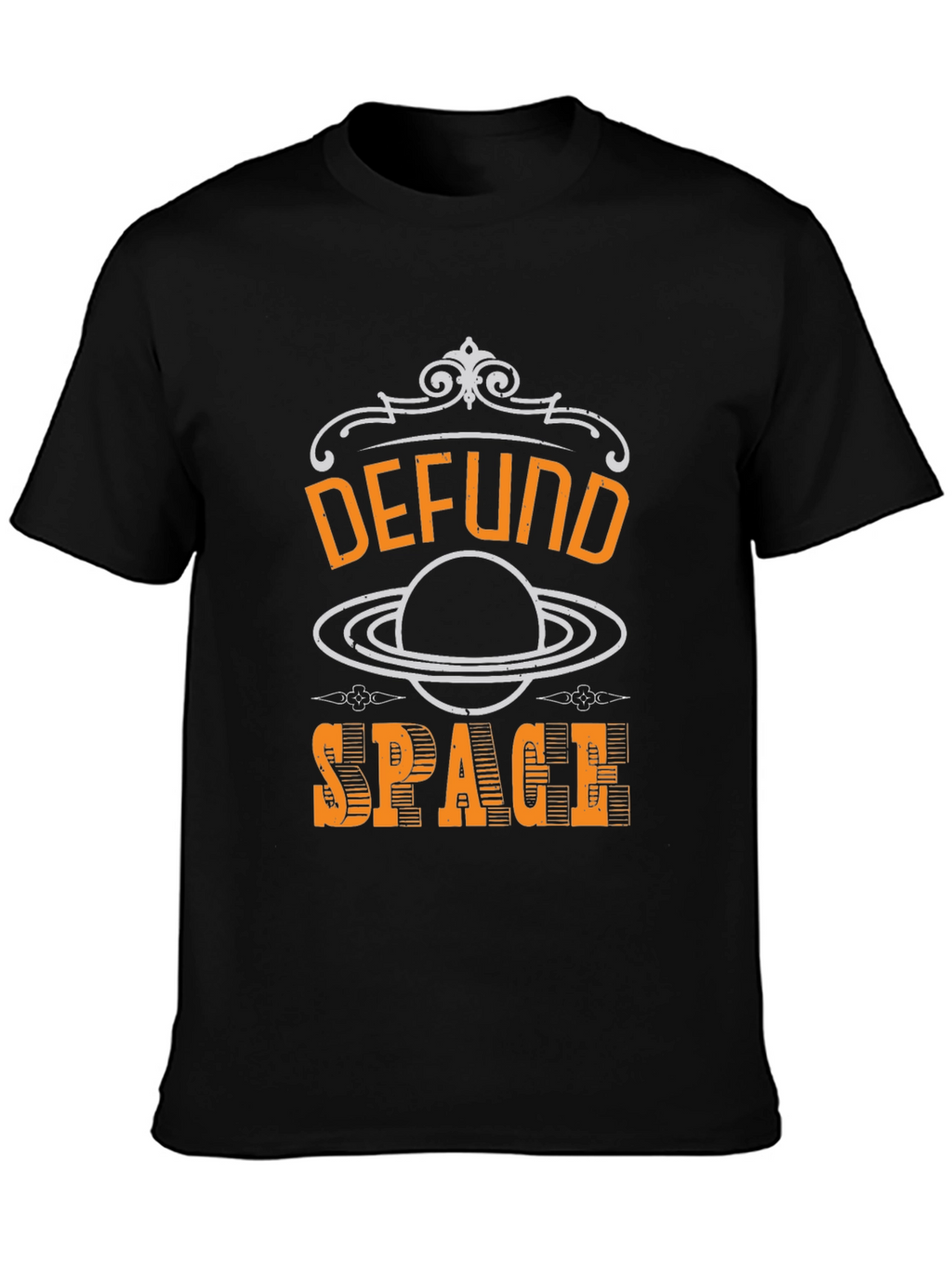 Defund Space T-Shirt - Bold Graphic Tee