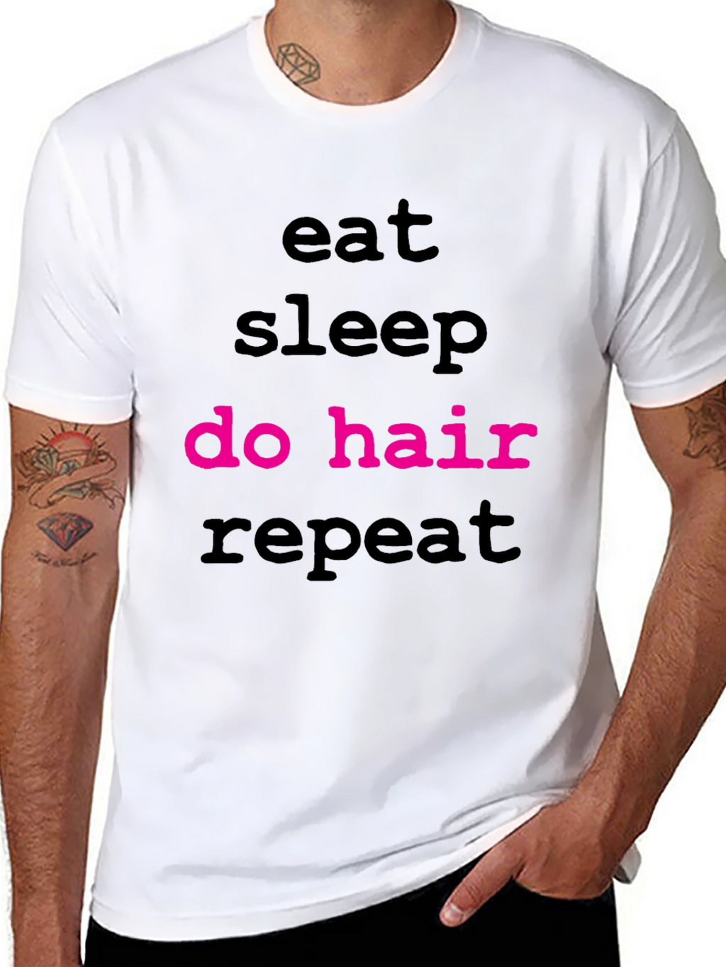 Eat Sleep Do Hair Repeat T-Shirt