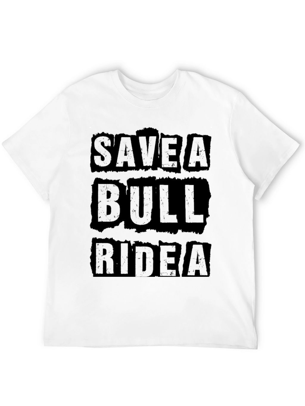 Save A Bull Ride A Cowboy Black T-Shirt