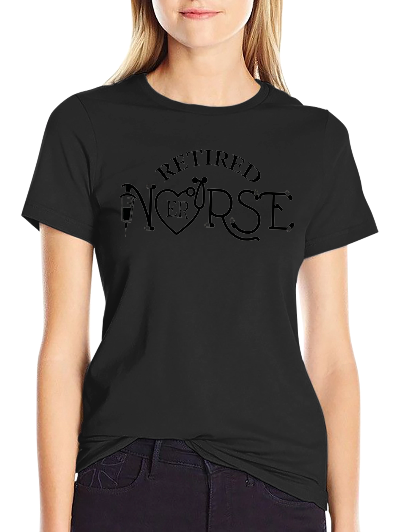 Retired Nurse T-Shirt Medical Profession Tee