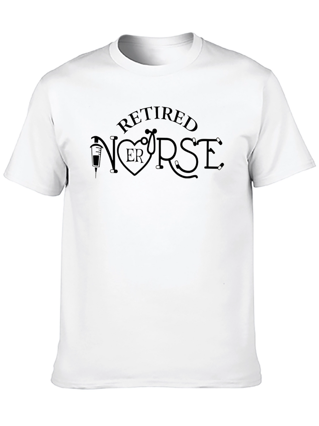 Retired Nurse T-Shirt Medical Profession Tee