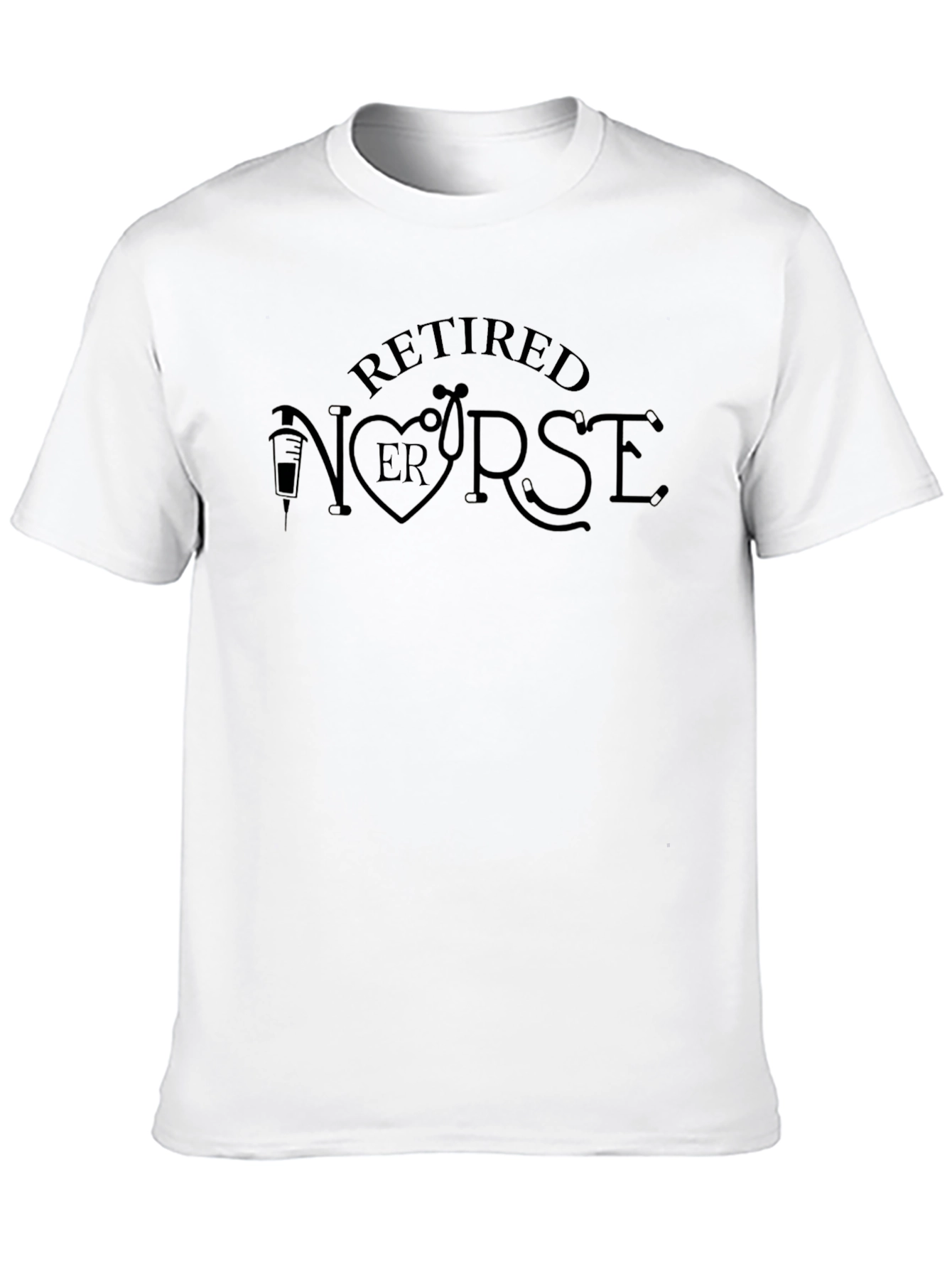 Retired Nurse T-Shirt Medical Profession Tee
