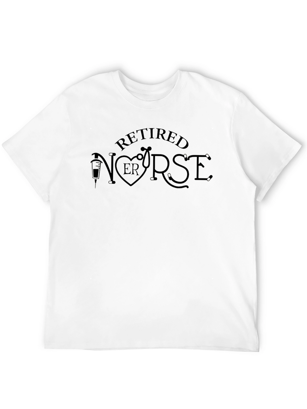 Retired Nurse T-Shirt Medical Profession Tee