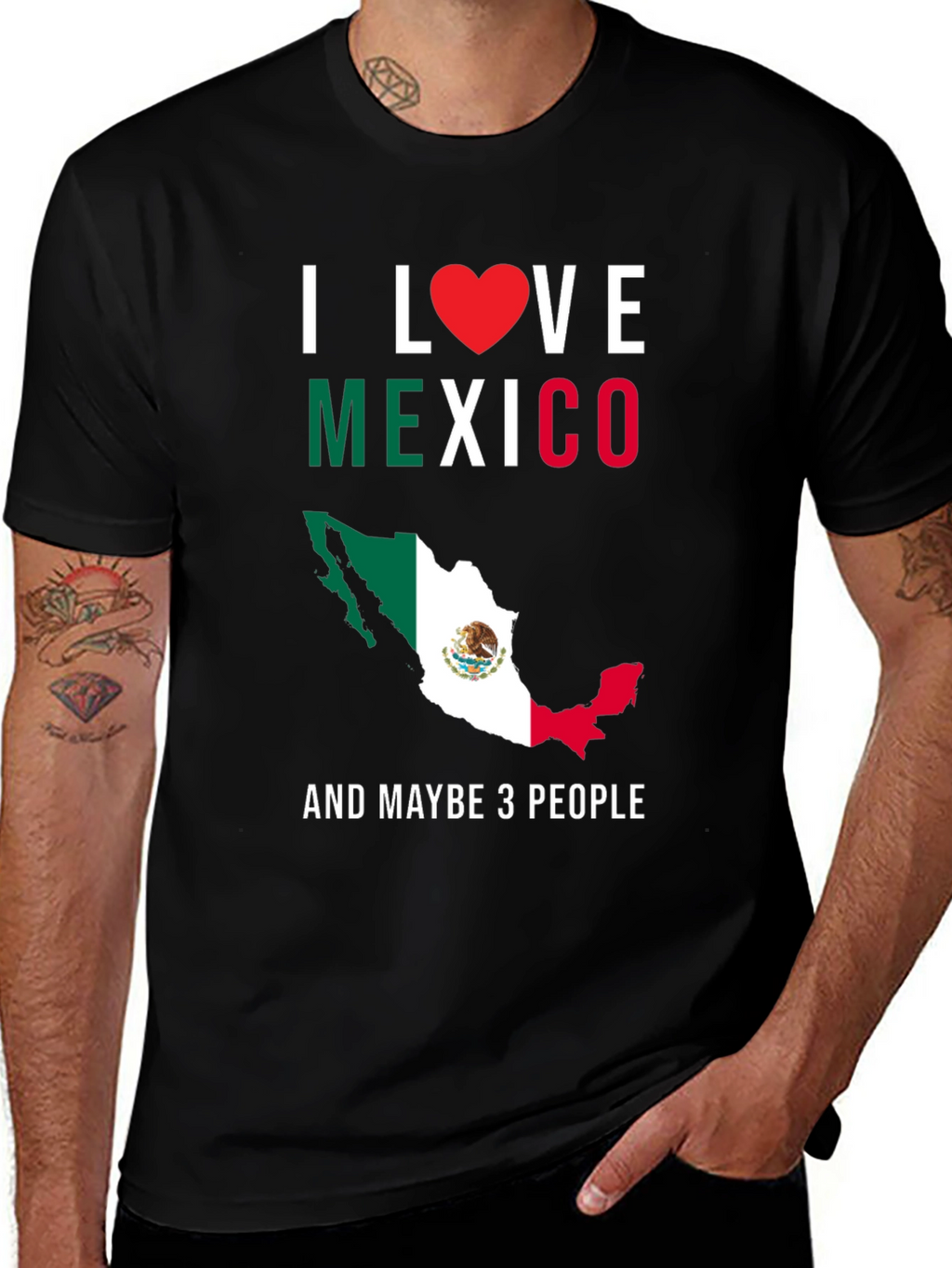 I Love Mexico Graphic Tee