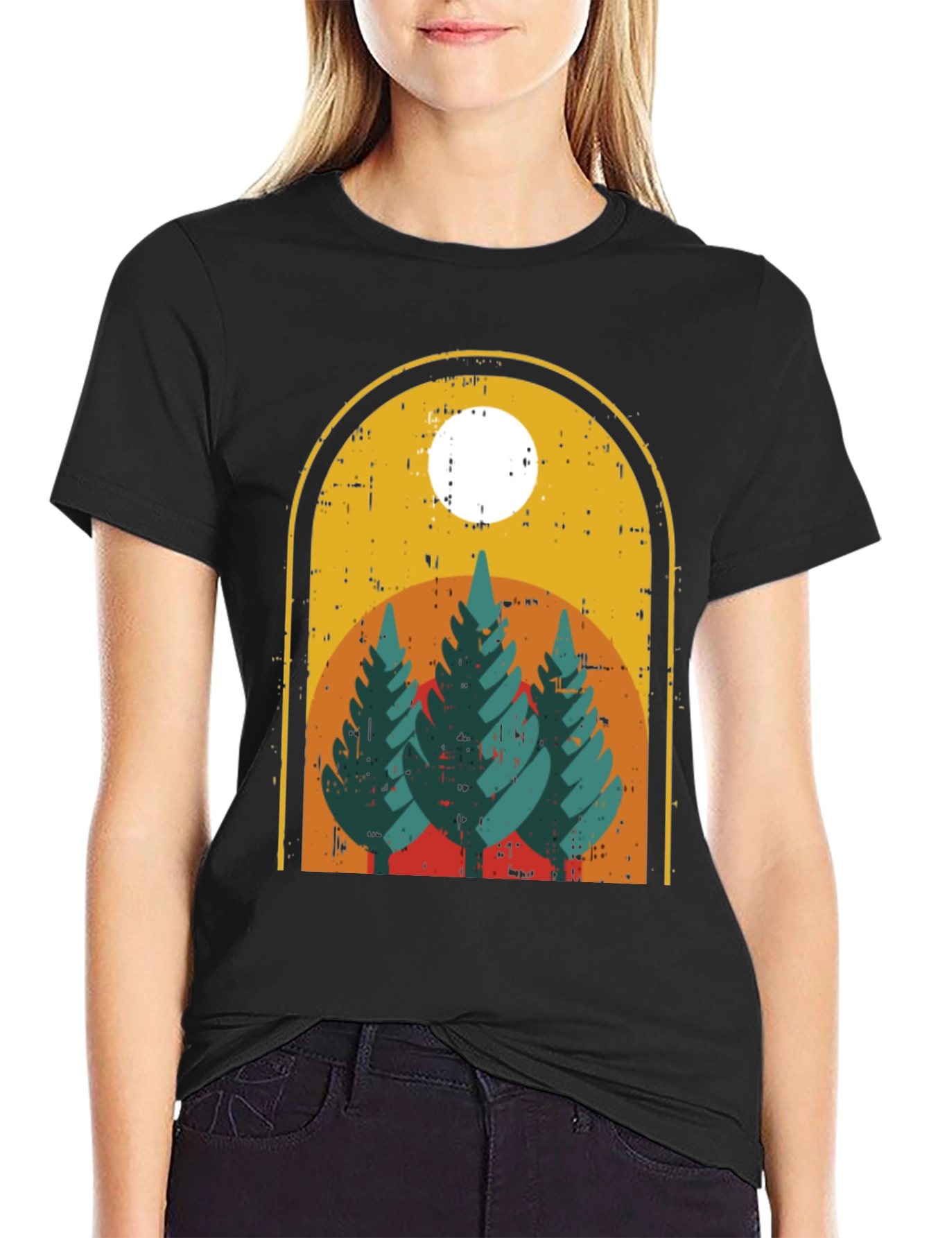 Vintage Forest T-Shirt - Nature Graphic Tee