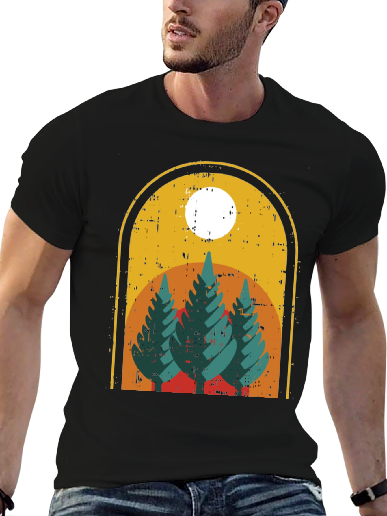 Vintage Forest T-Shirt - Nature Graphic Tee