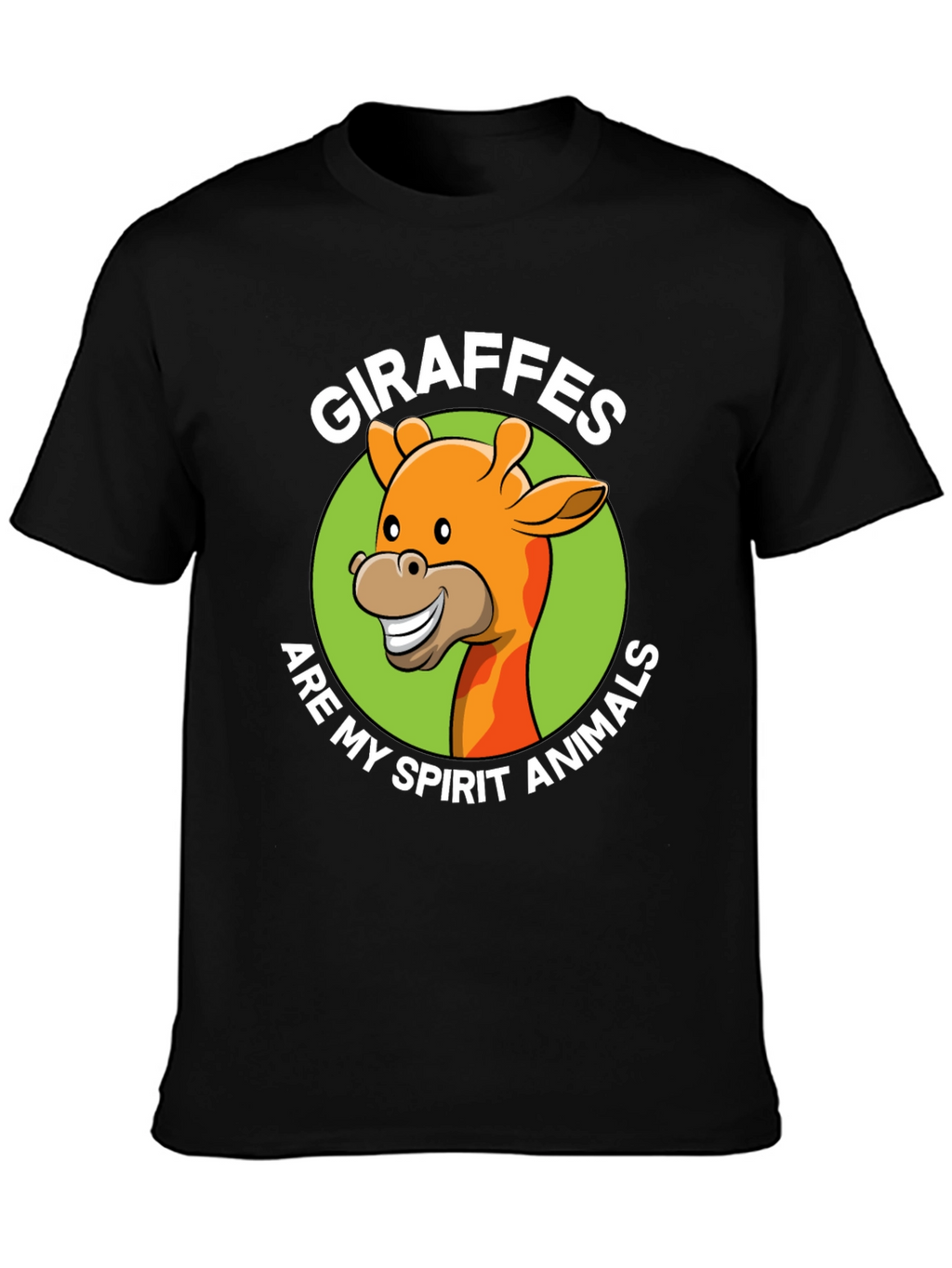 Giraffe Spirit Animal Graphic T-Shirt
