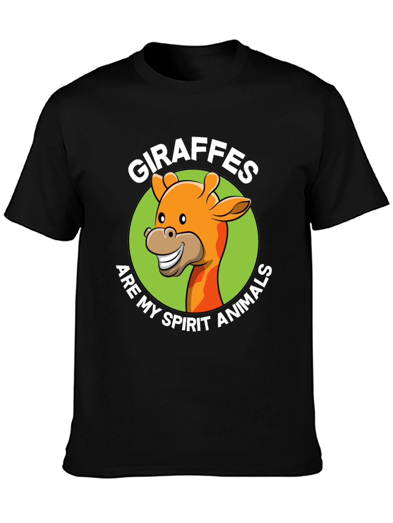 Giraffe Spirit Animal Graphic T-Shirt