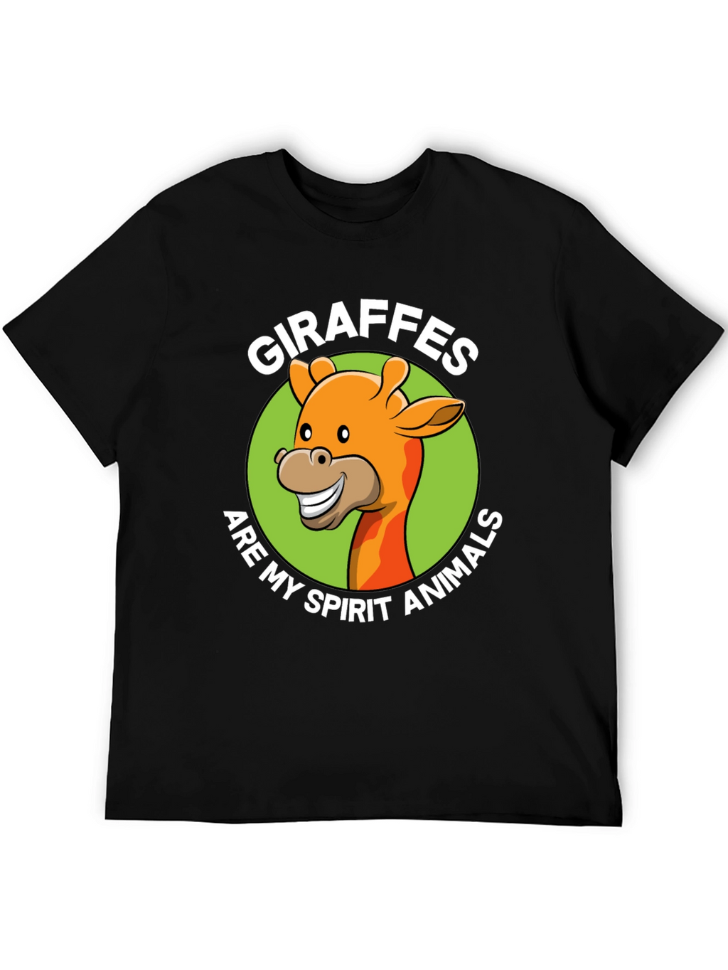 Giraffe Spirit Animal Graphic T-Shirt