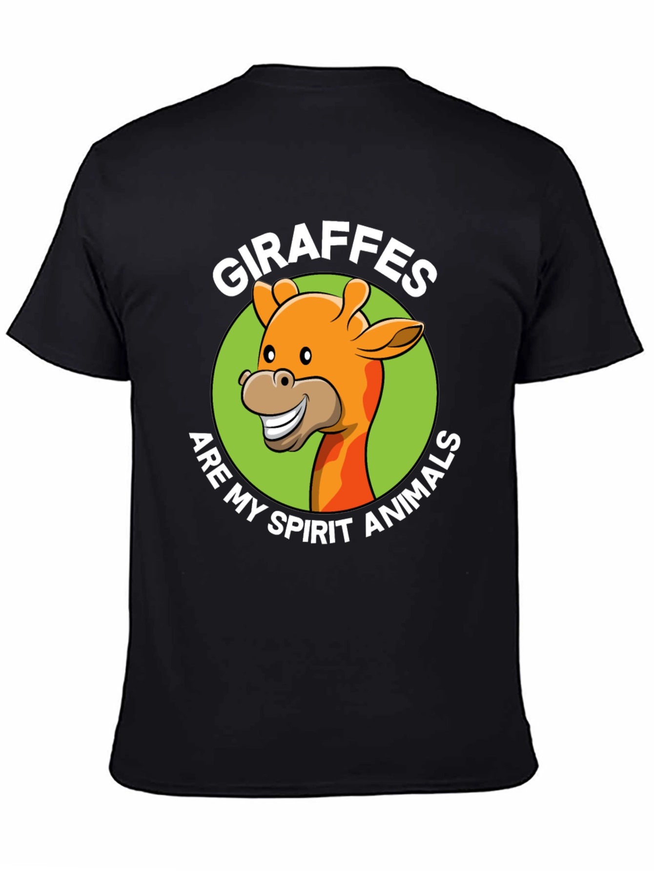 Giraffe Spirit Animal Graphic T-Shirt
