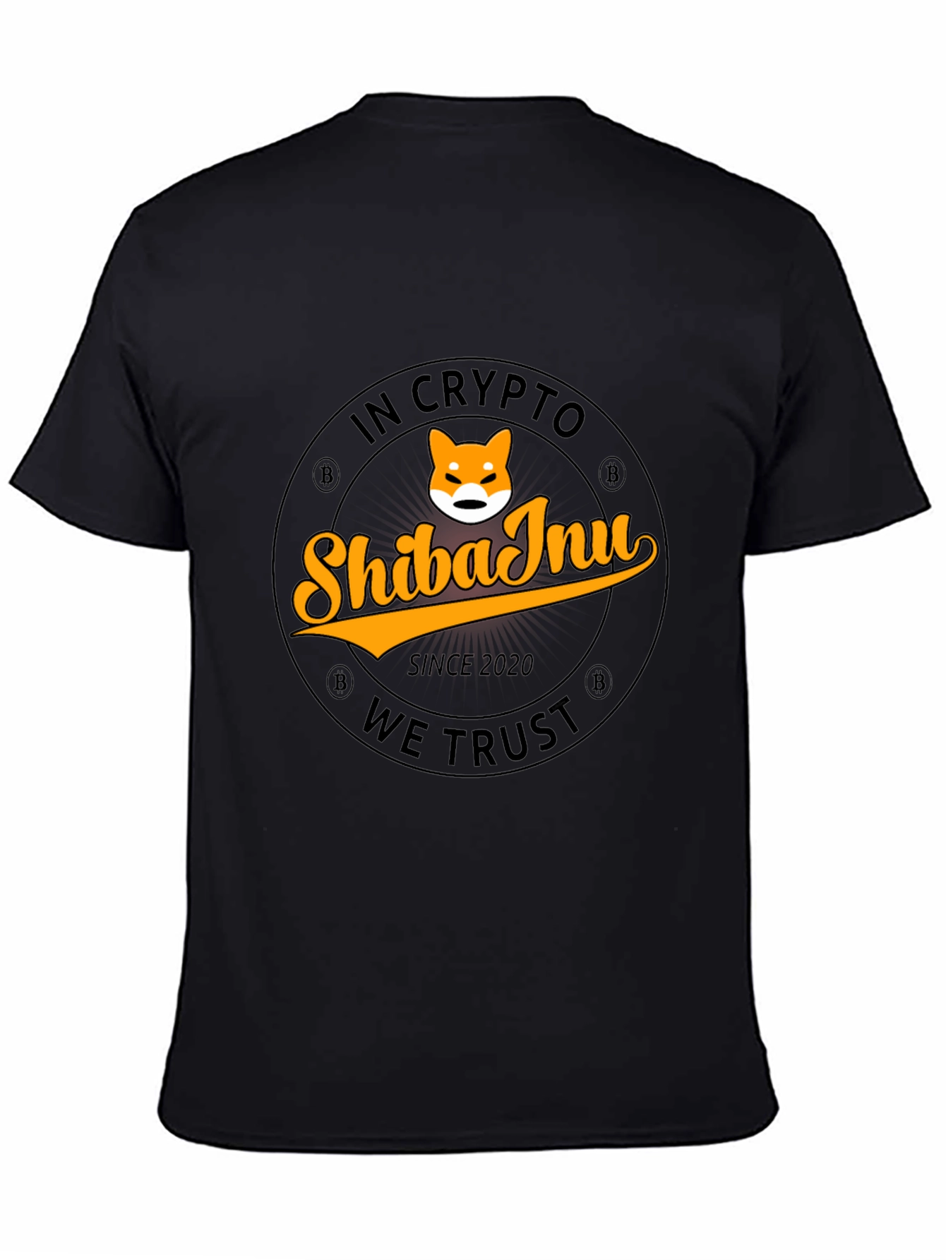 Shiba Inu Crypto T-Shirt - In Crypto We Trust Design