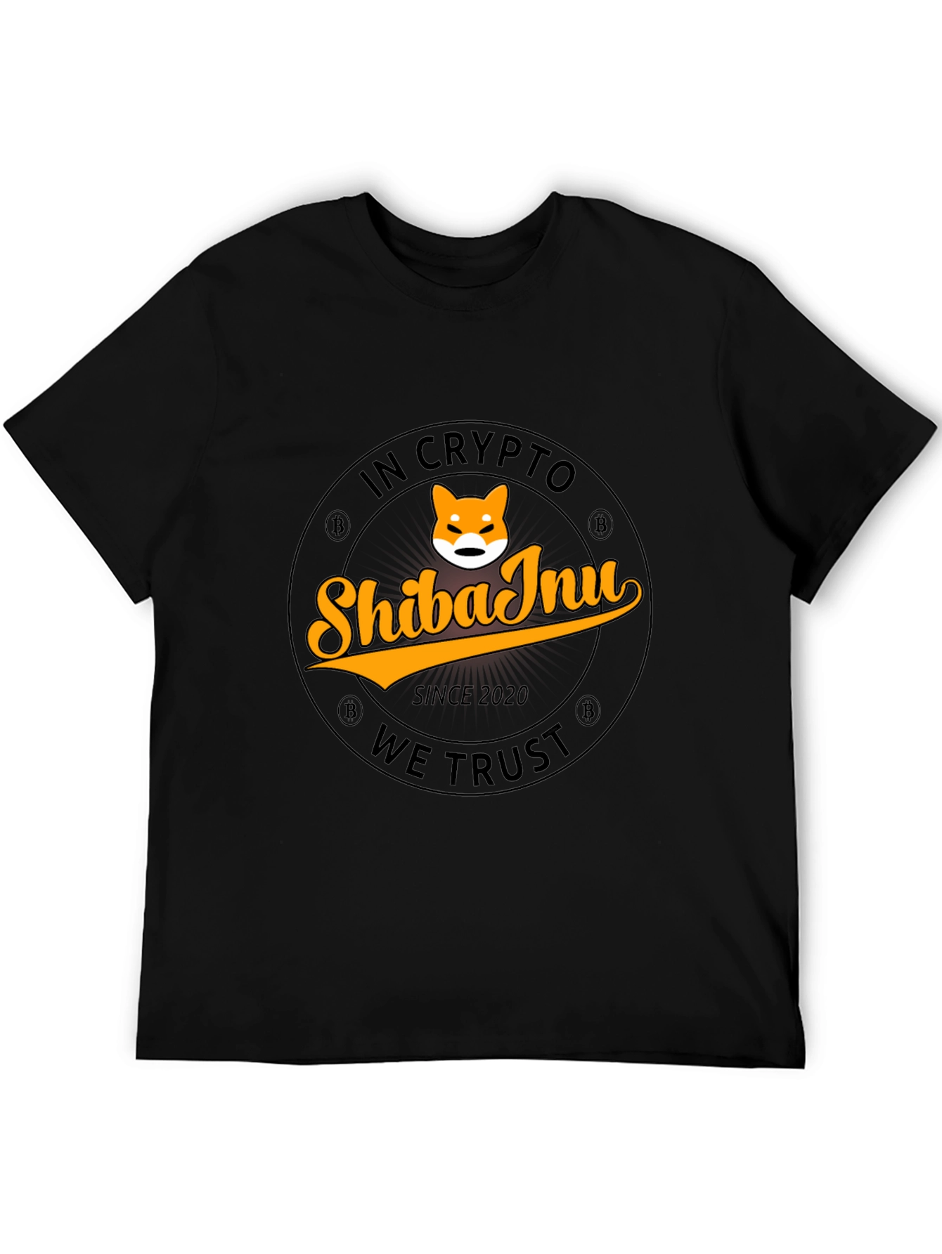 Shiba Inu Crypto T-Shirt - In Crypto We Trust Design