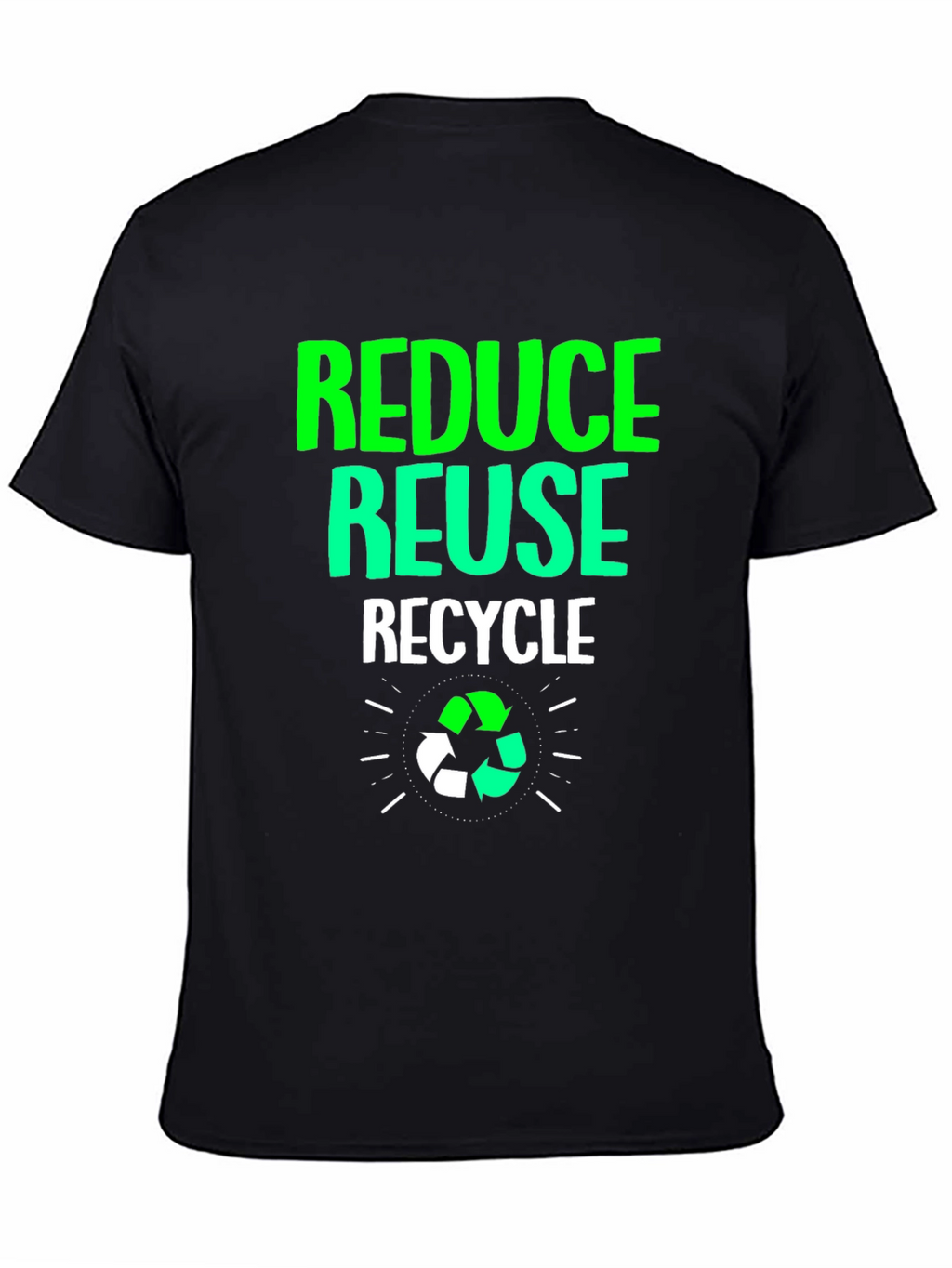 Eco-Friendly Reduce Reuse Recycle Graphic Tee