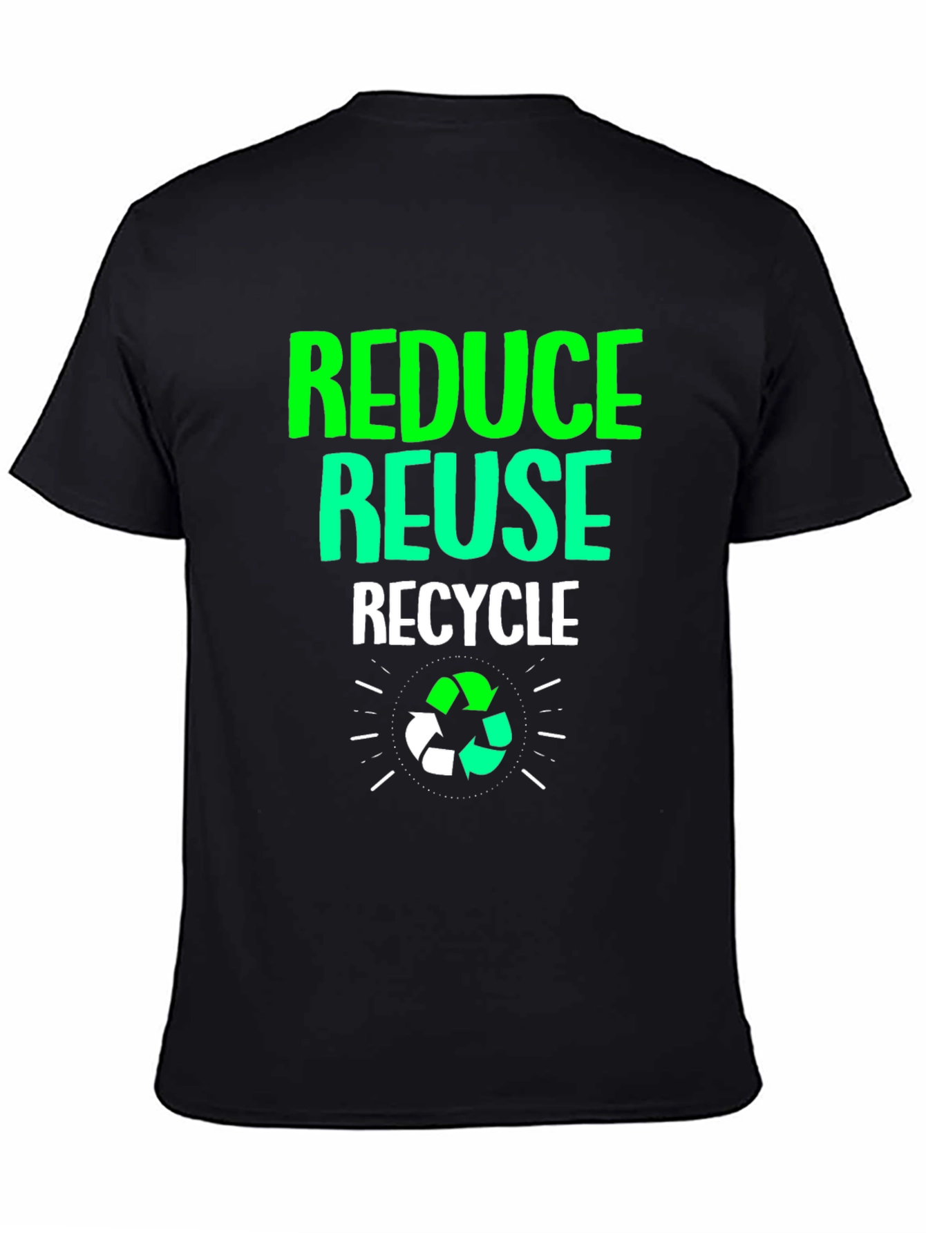 Eco-Friendly Reduce Reuse Recycle Graphic Tee