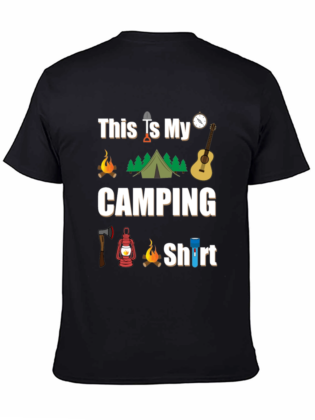 Camping Shirt - This Is My Camping Shirt Graphic Tee