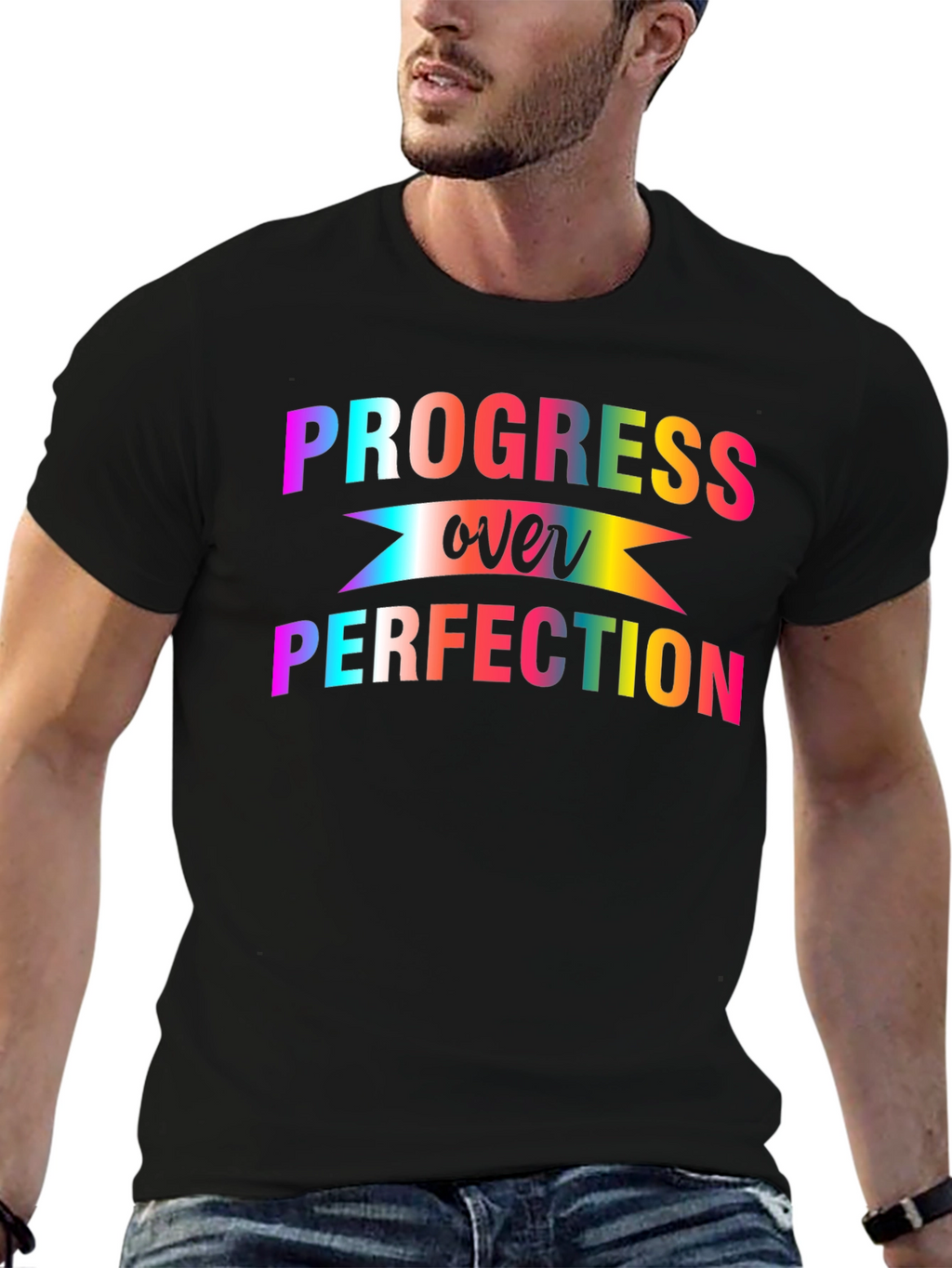 Progress Over Perfection Graphic Tee