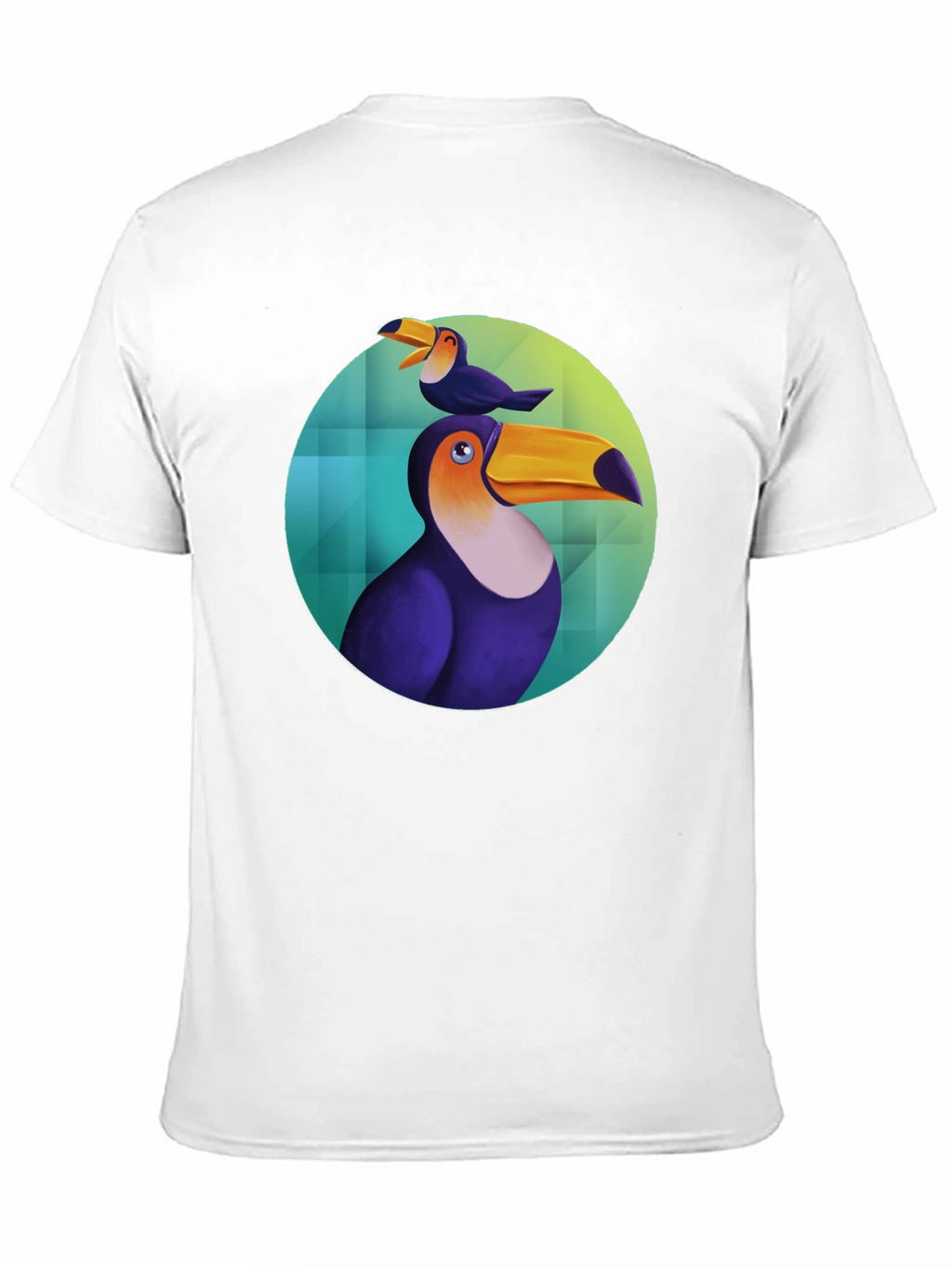 Toucan Bird Graphic Black T-Shirt