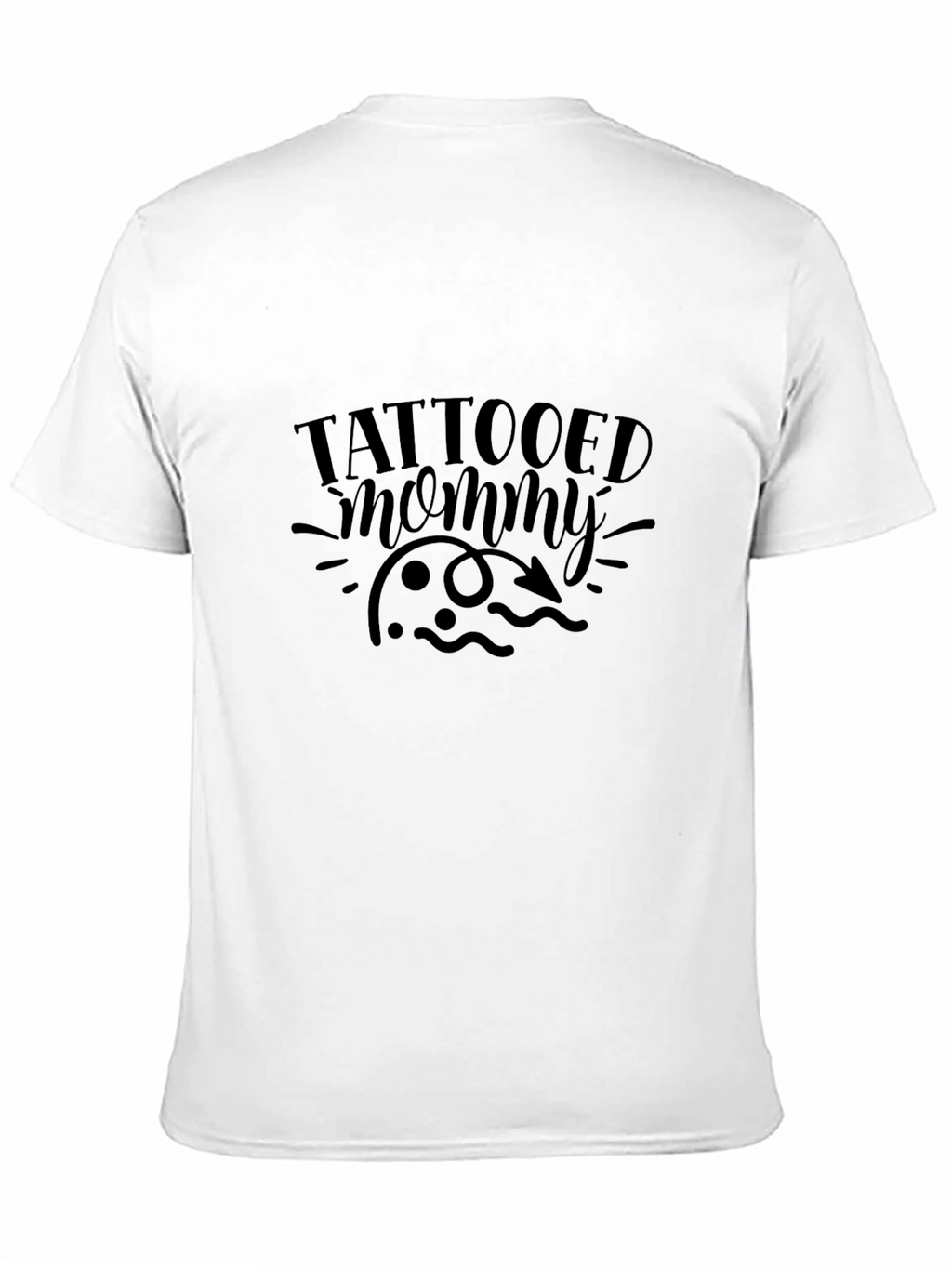 Tattooed Mommy Black Tee - Stylish & Edgy