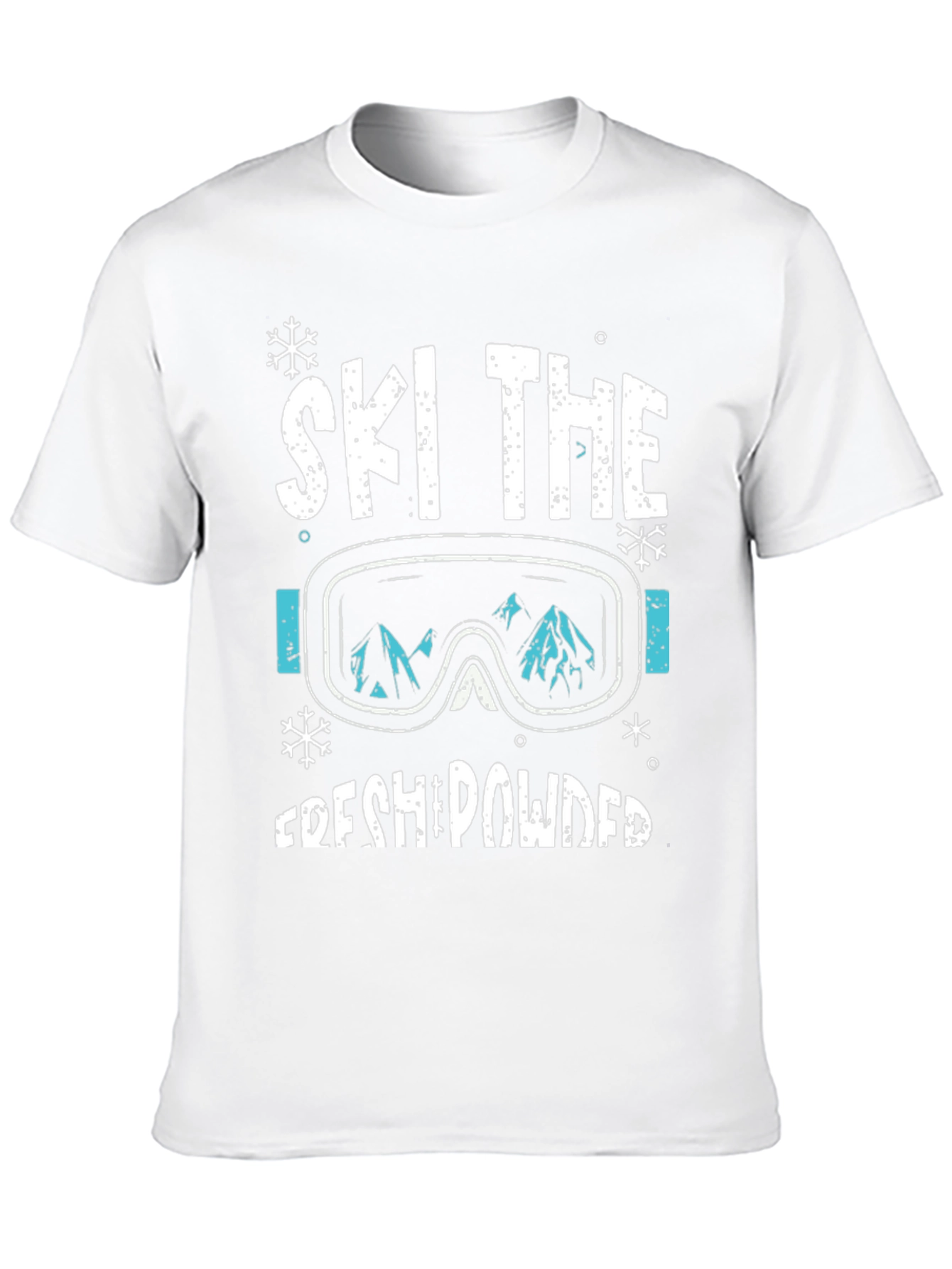 Ski The Fresh Powder Graphic Tee