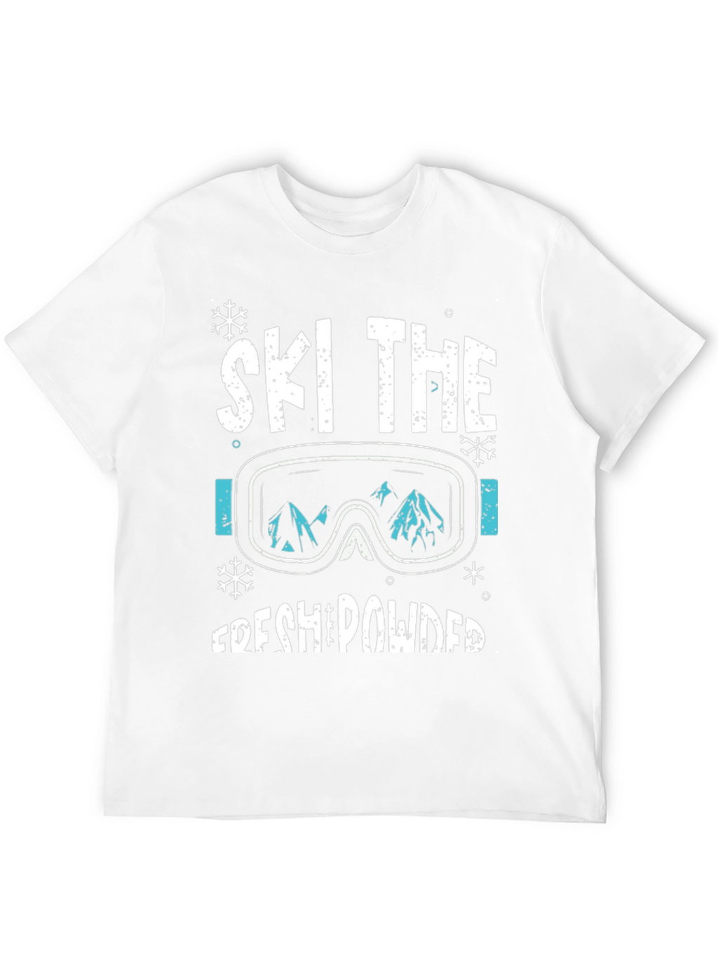 Ski The Fresh Powder Graphic Tee