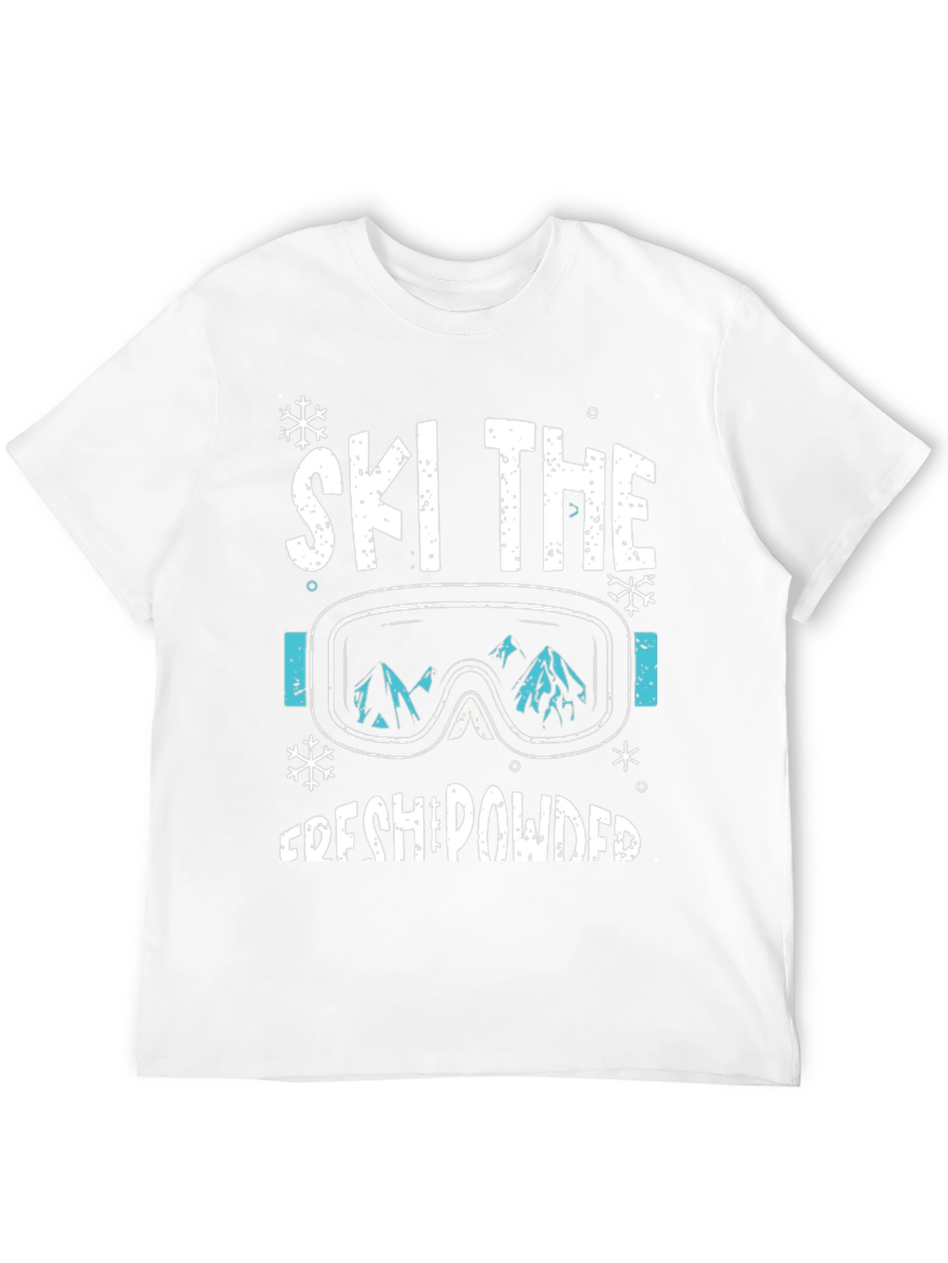 Ski The Fresh Powder Graphic Tee