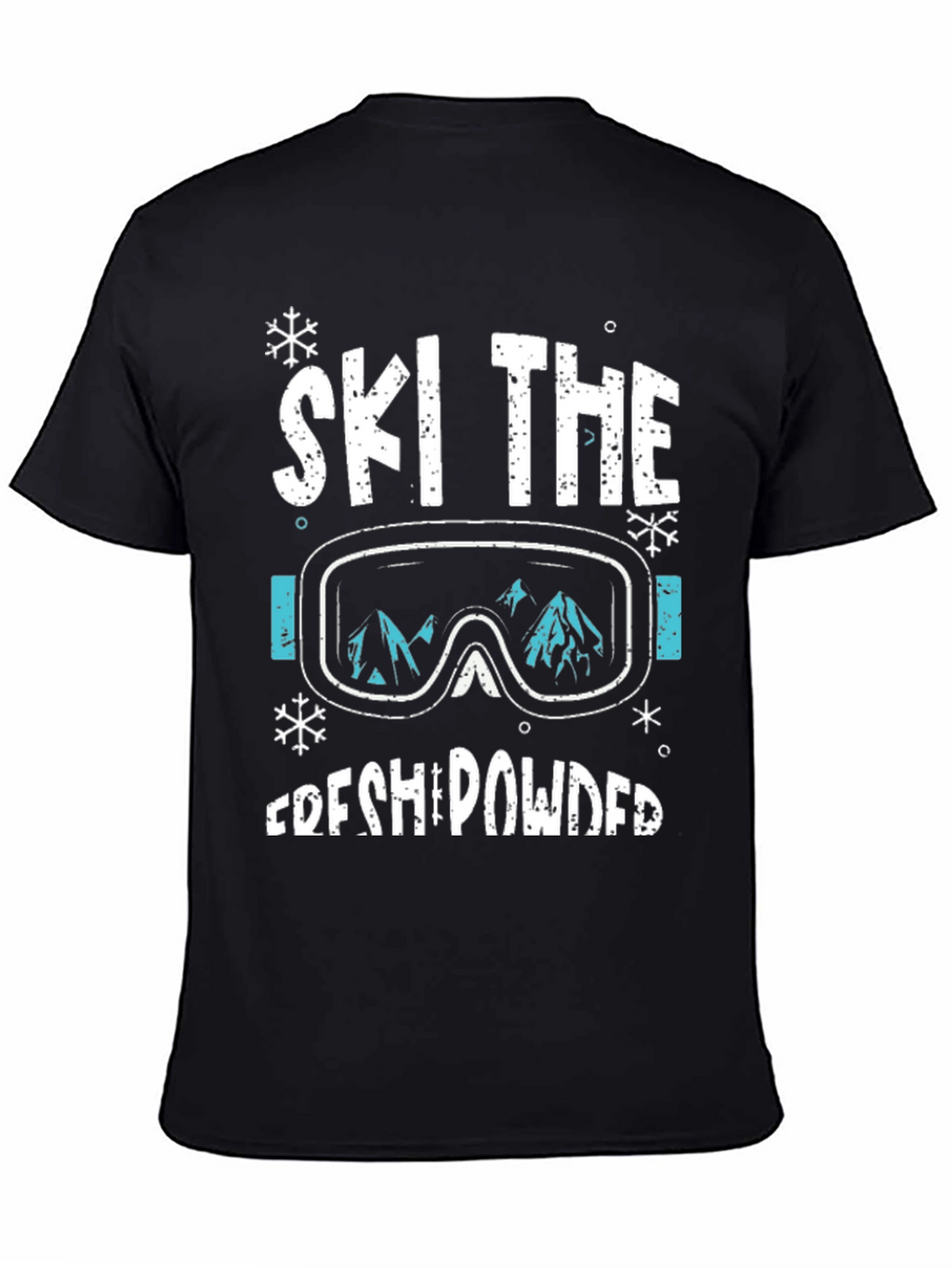 Ski The Fresh Powder Graphic Tee
