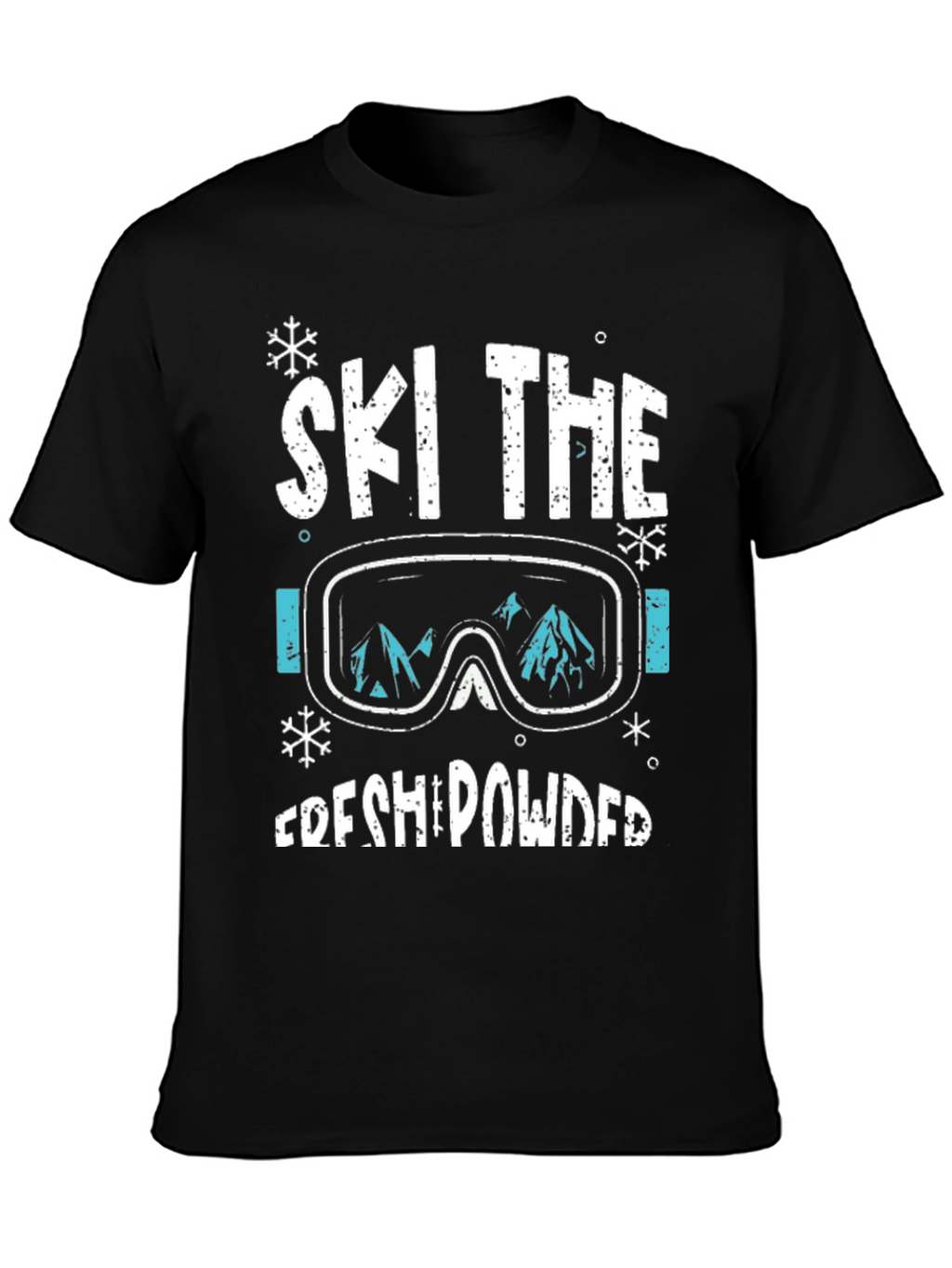 Ski The Fresh Powder Graphic Tee